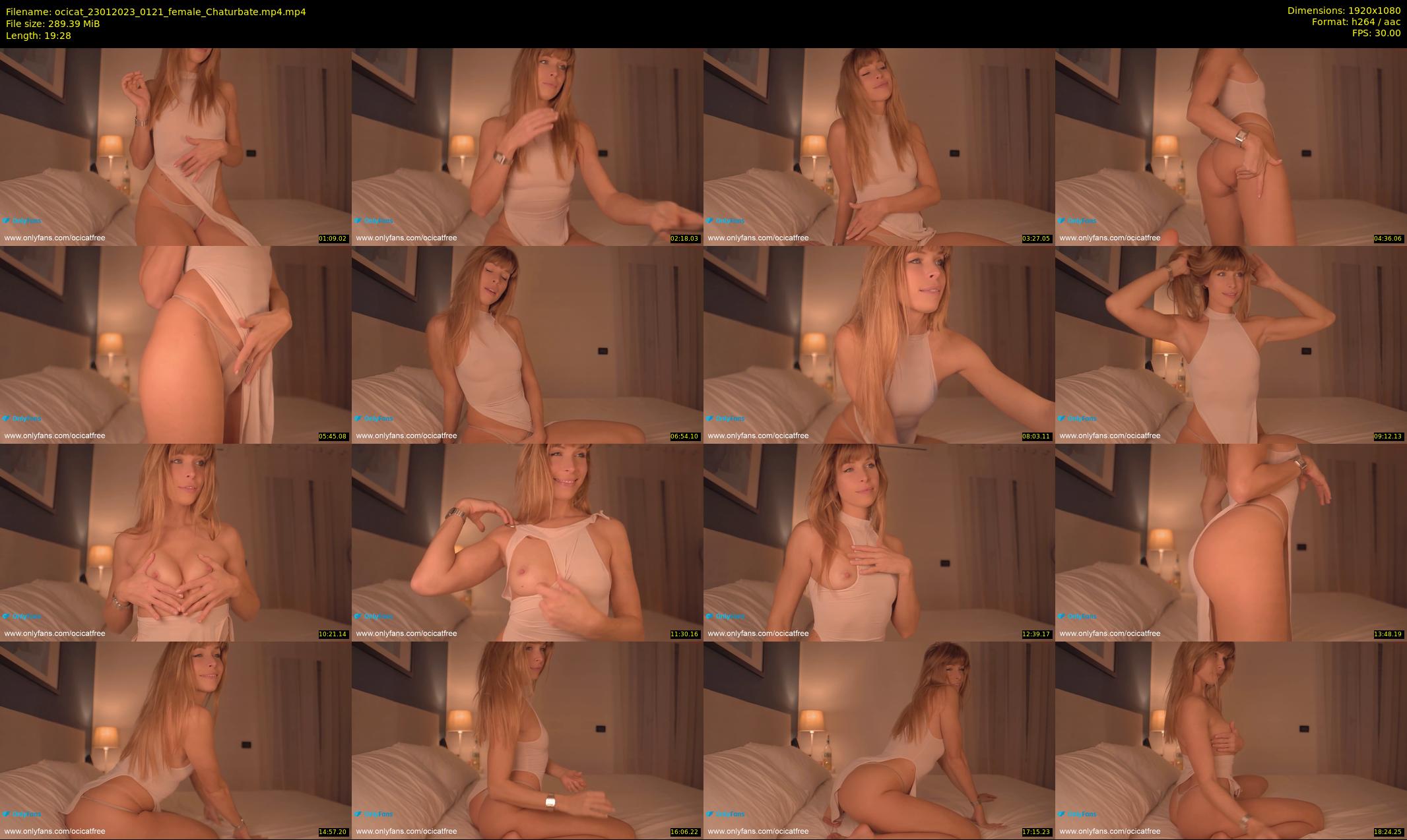 ocicat — 20 minute Chaturbate female cam show recording, 1080p, Jan 23, 2023