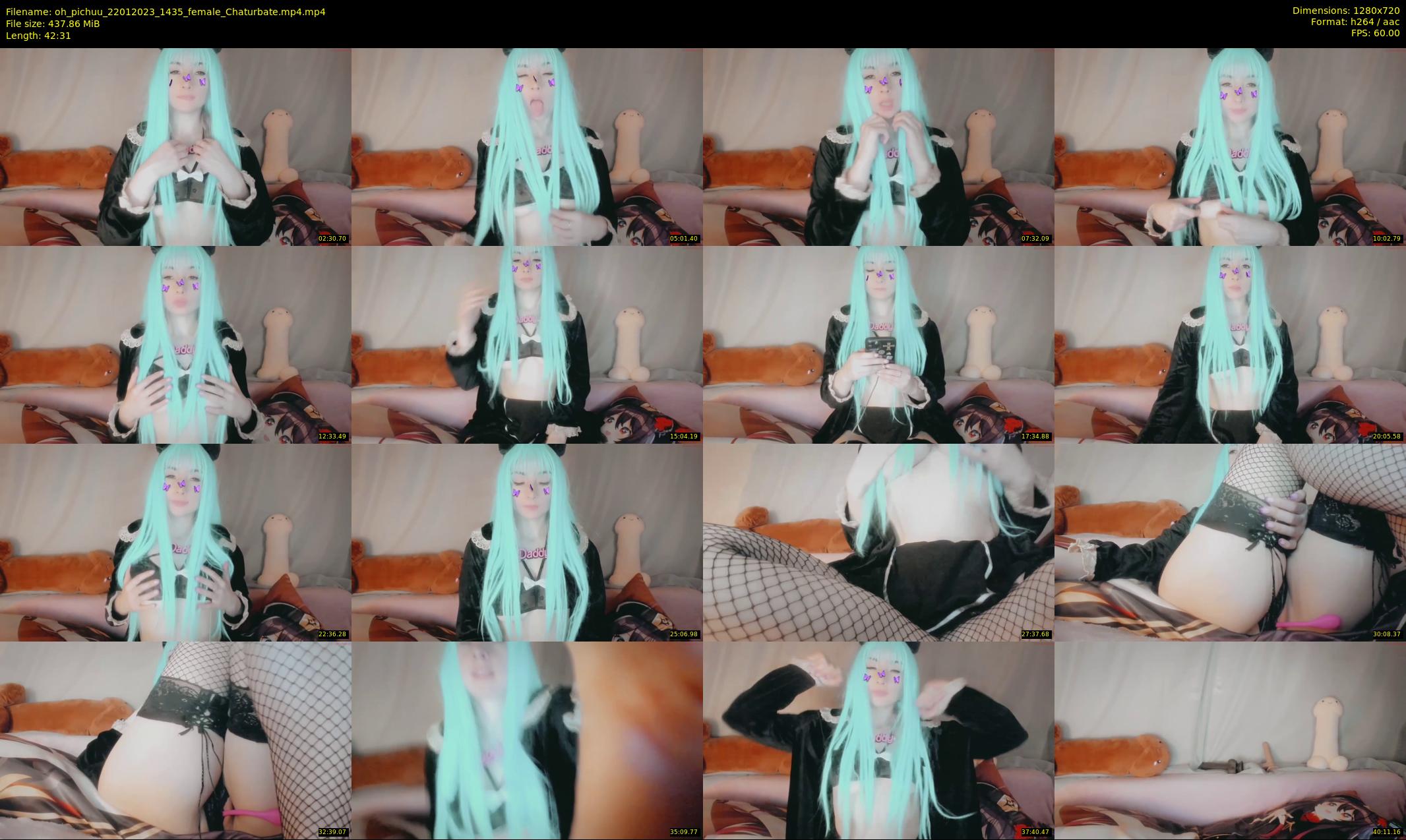 oh_pichuu — 43 minute Chaturbate female cam show recording, 720p, Jan 22, 2023