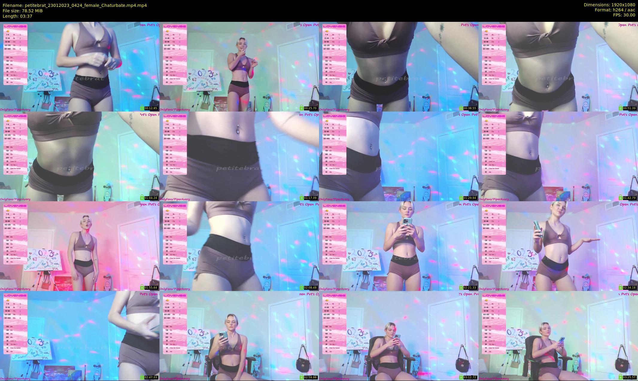 petitebrat — 4 minute Chaturbate female cam show recording, 1080p, Jan 23, 2023