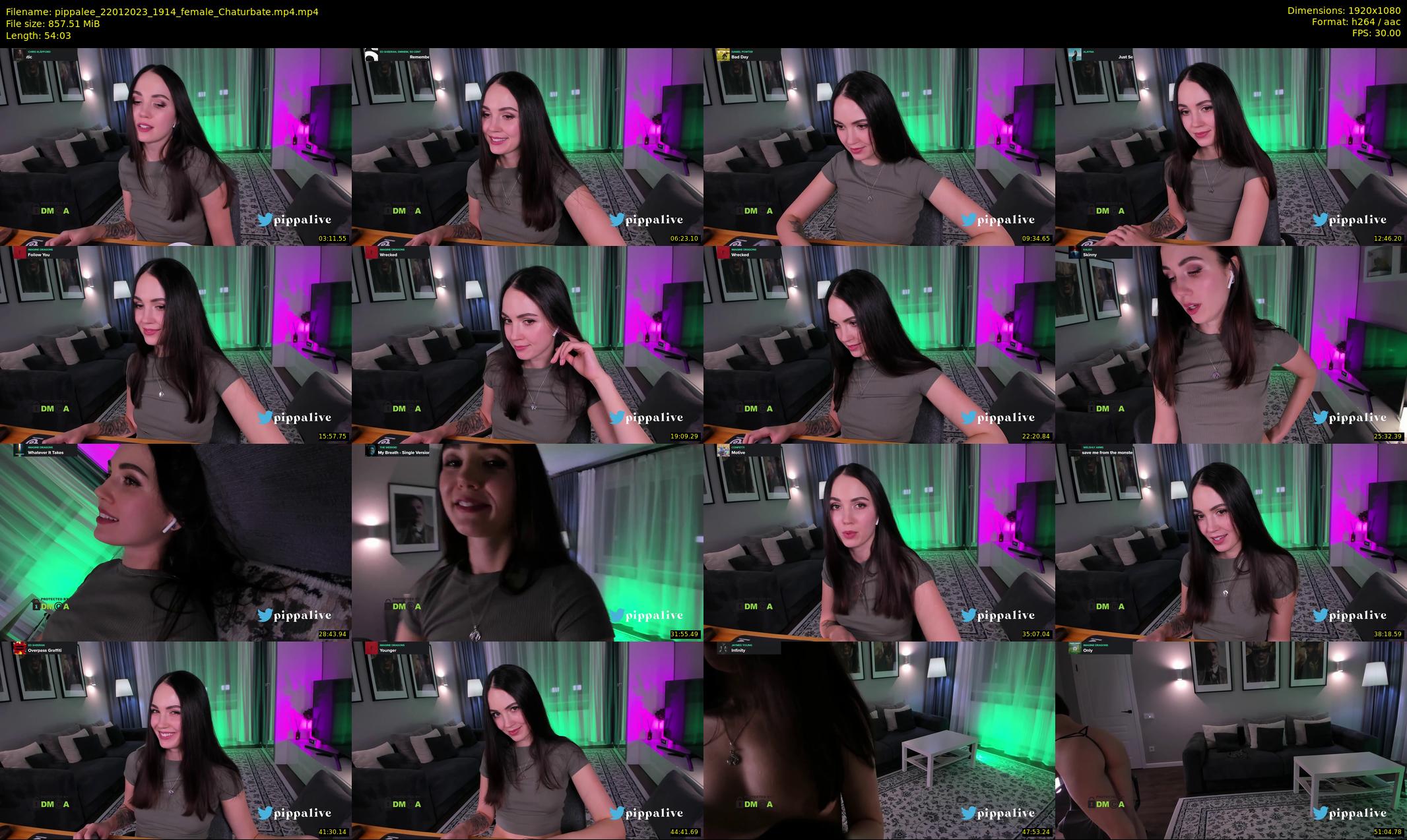 pippalee — 55 minute Chaturbate female cam show recording, 1080p, Jan 22, 2023