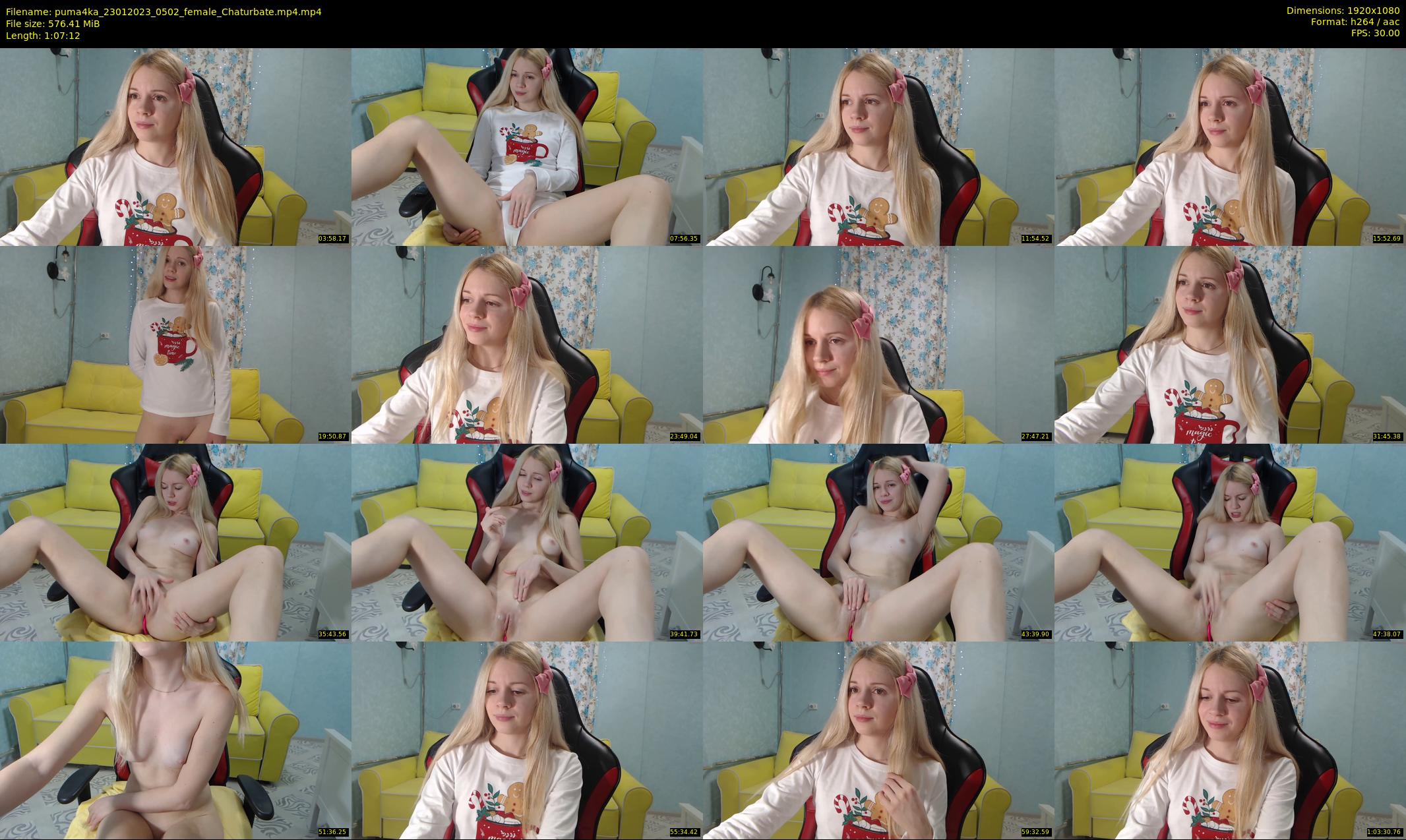 puma4ka — 68 minute Chaturbate female cam show recording, 1080p, Jan 23, 2023