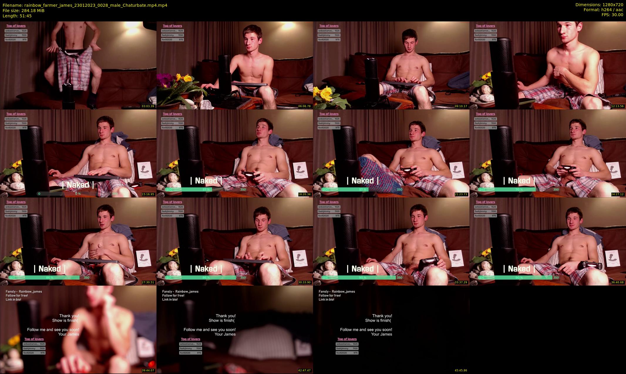 rainbow_farmer_james — 52 minute Chaturbate male cam show recording, 720p, Jan 23, 2023