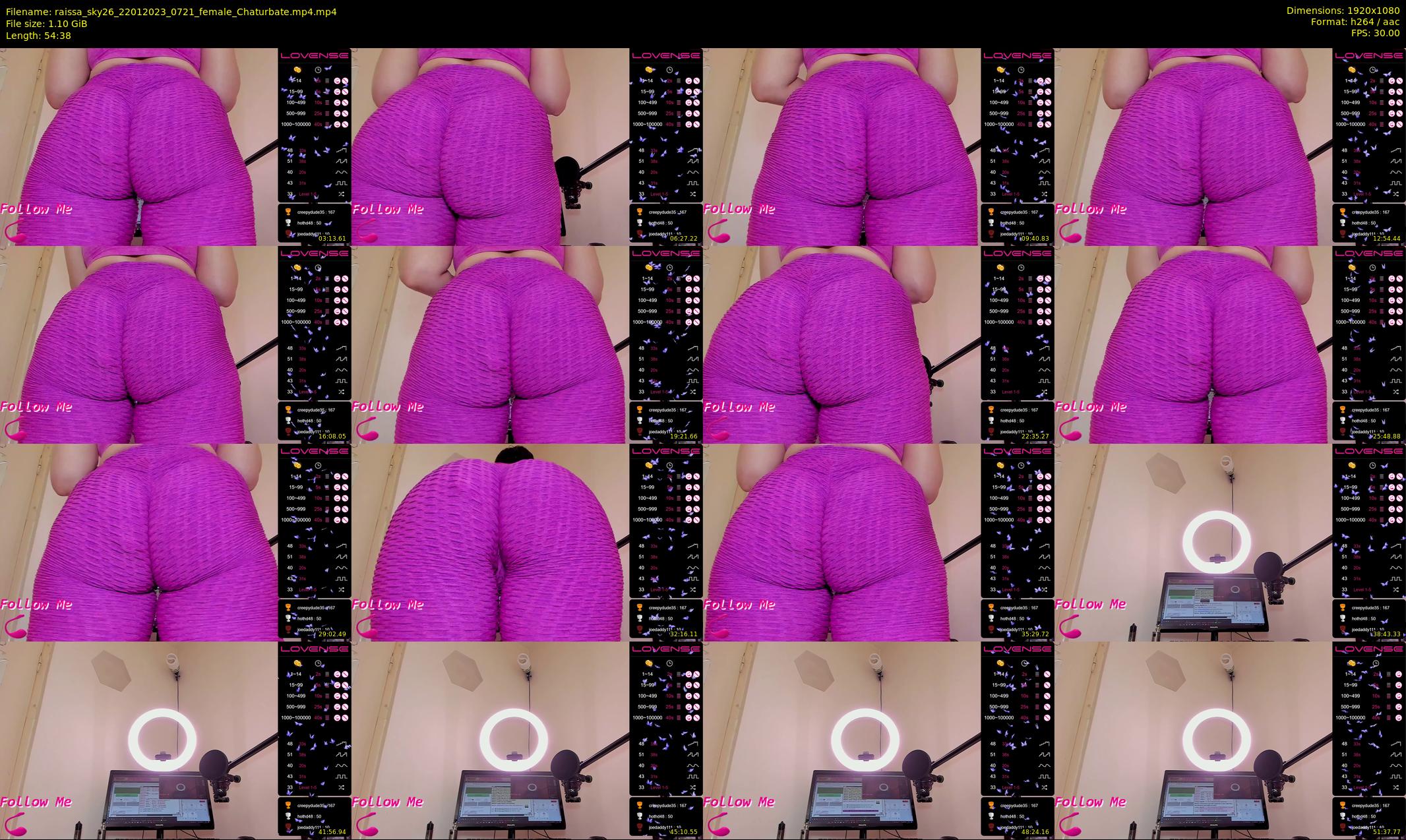 raissa_sky26 — 55 minute Chaturbate female cam show recording, 1080p, Jan 22, 2023