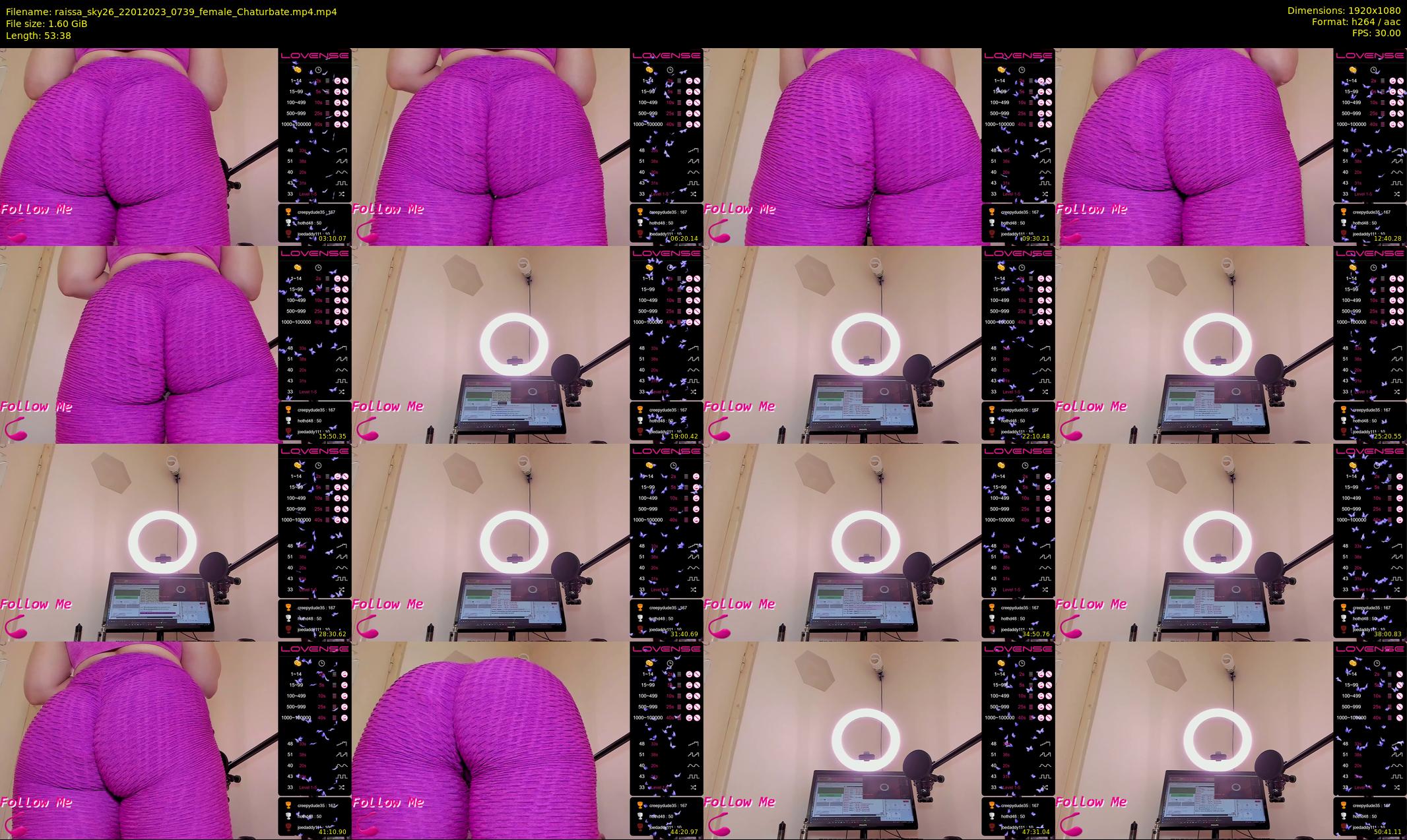 raissa_sky26 — 54 minute Chaturbate female cam show recording, 1080p, Jan 22, 2023