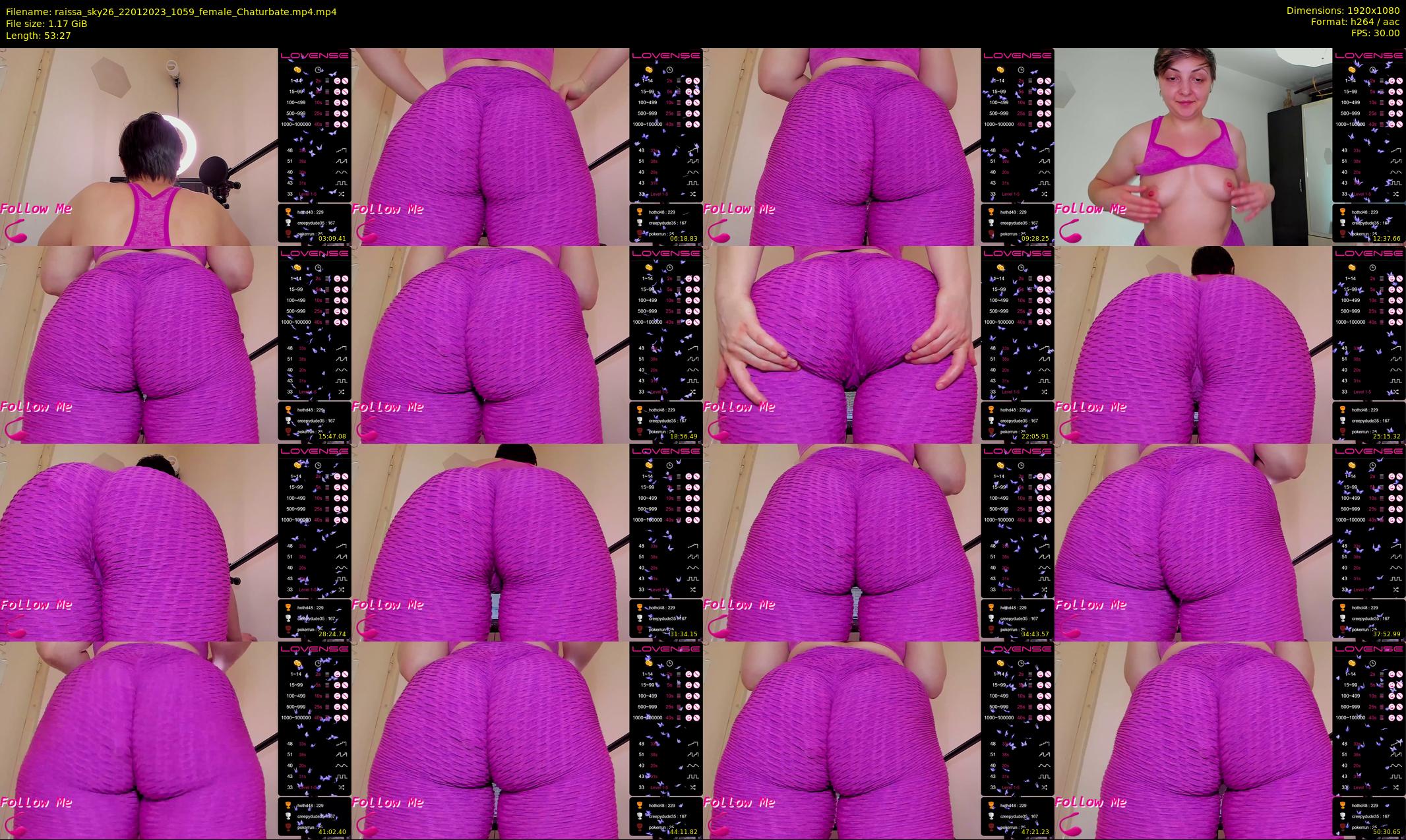 raissa_sky26 — 54 minute Chaturbate female cam show recording, 1080p, Jan 22, 2023