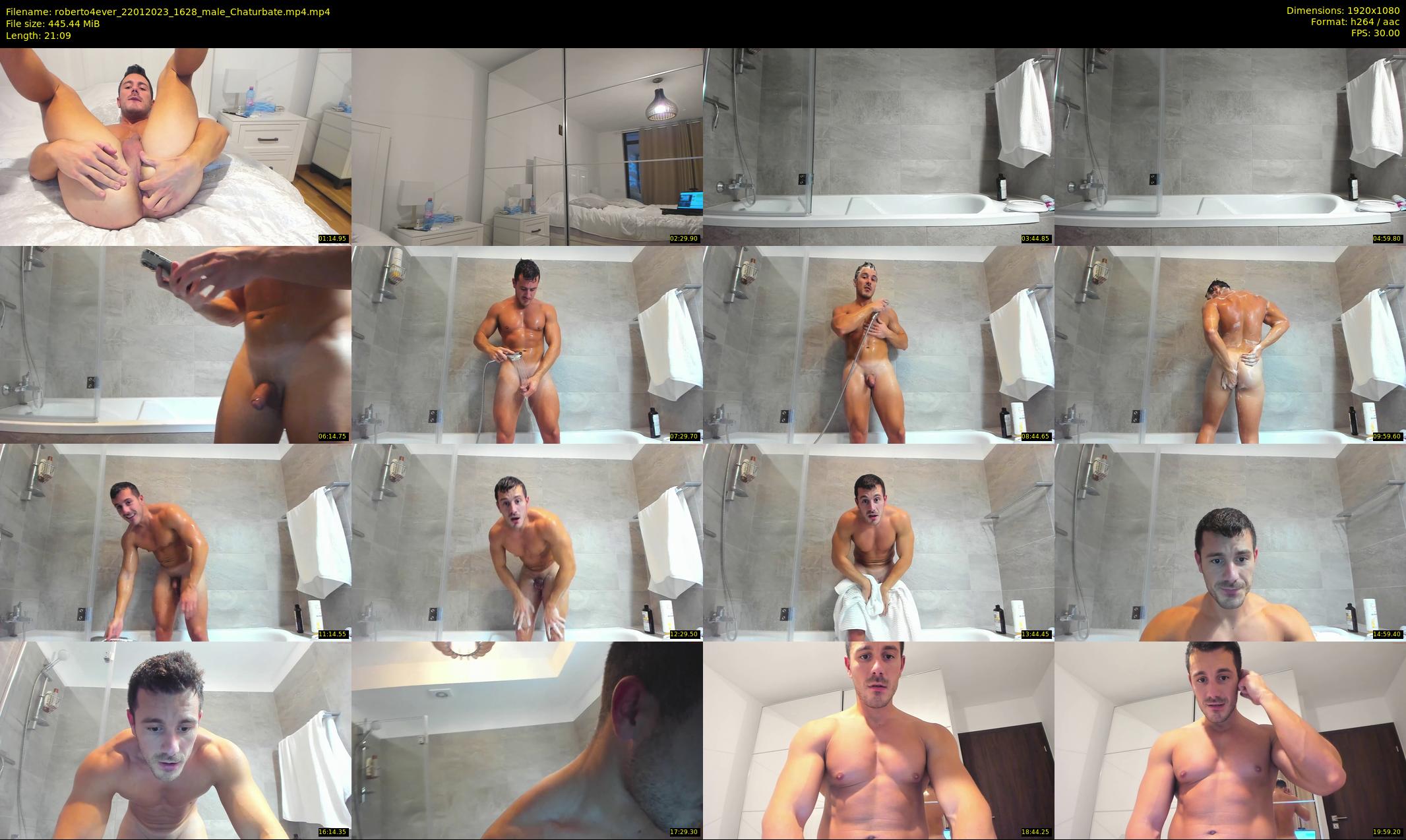 roberto4ever — 22 minute Chaturbate male cam show recording, 1080p, Jan 22, 2023