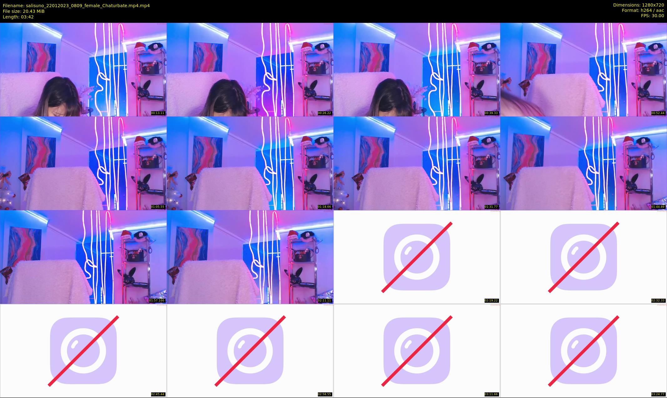 salisuno — 4 minute Chaturbate female cam show recording, 720p, Jan 22, 2023