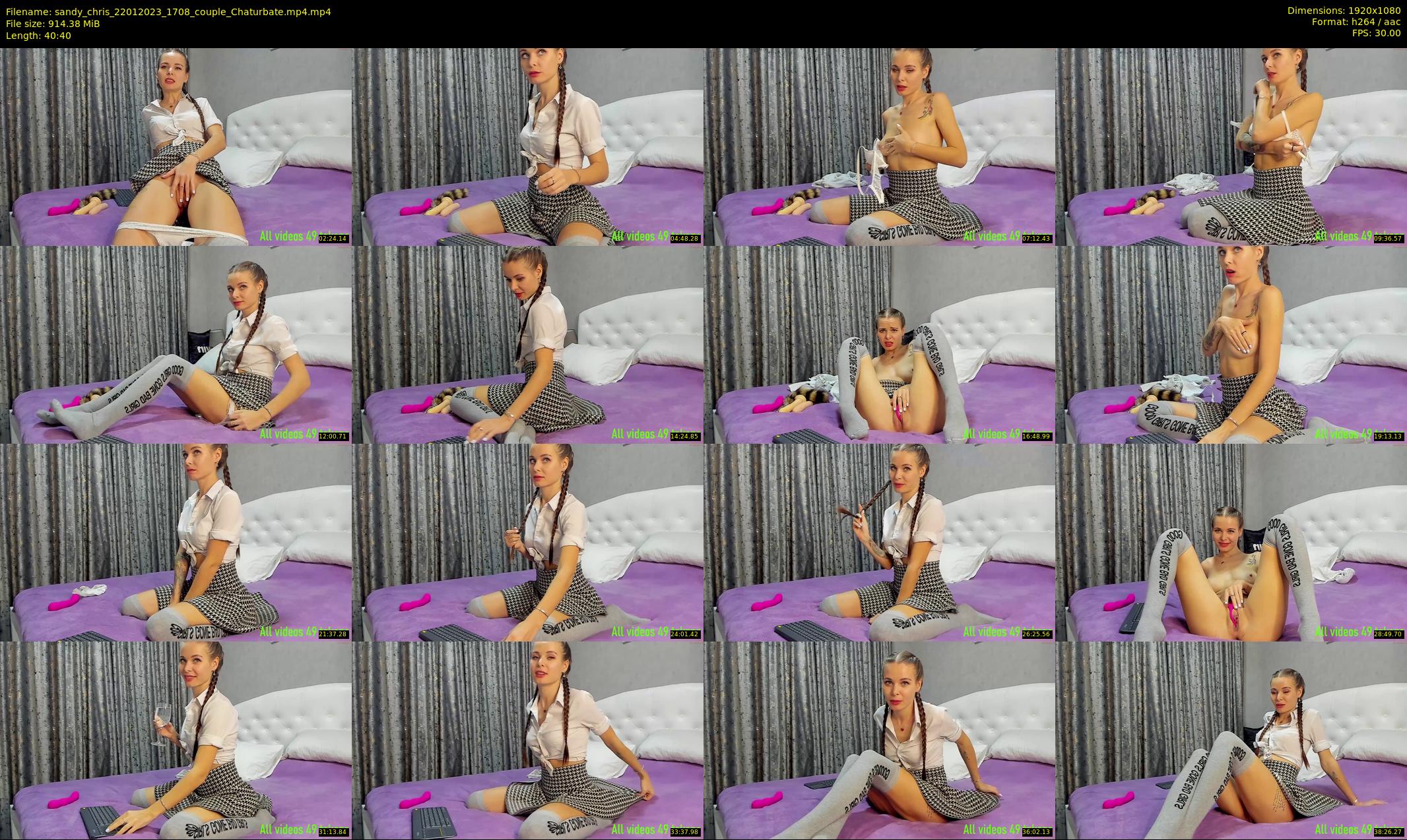 sandy_chris — 41 minute Chaturbate couple cam show recording, 1080p, Jan 22, 2023