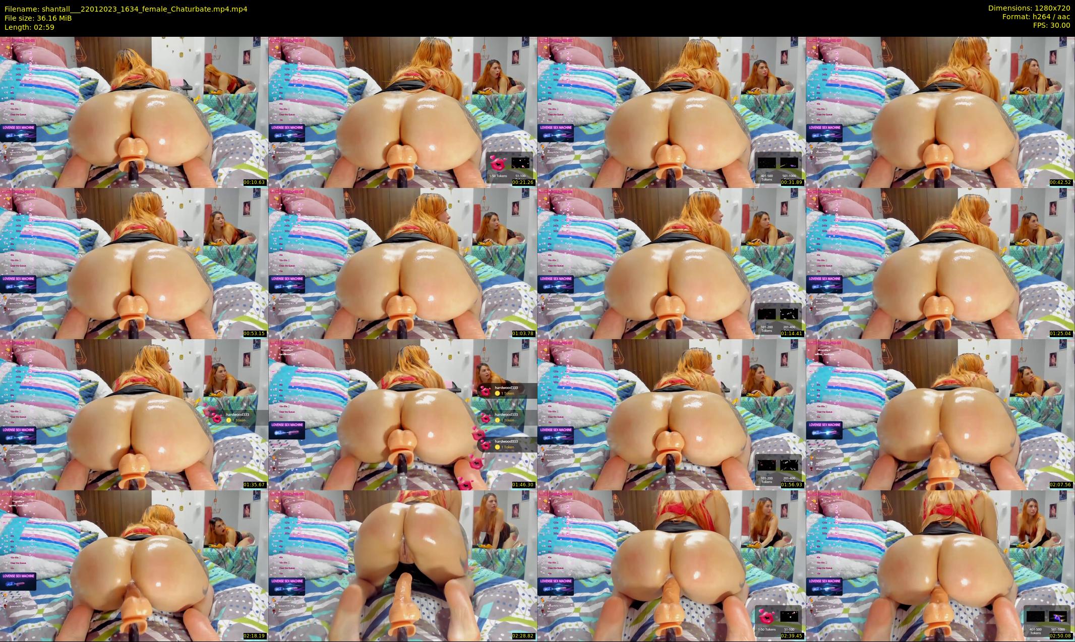 shantall__ — 3 minute Chaturbate female cam show recording, 720p, Jan 22, 2023