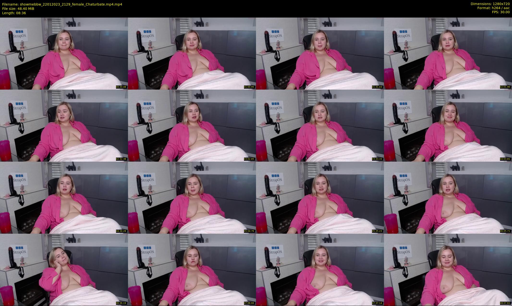showmebbw — 9 minute Chaturbate female cam show recording, 720p, Jan 22, 2023
