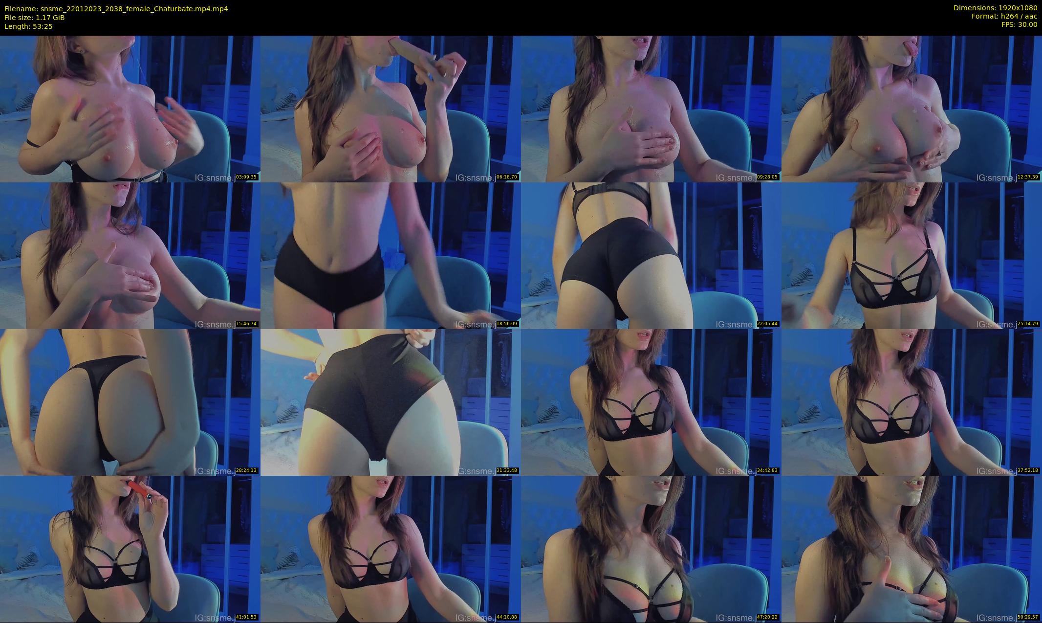 snsme — 54 minute Chaturbate female cam show recording, 1080p, Jan 22, 2023