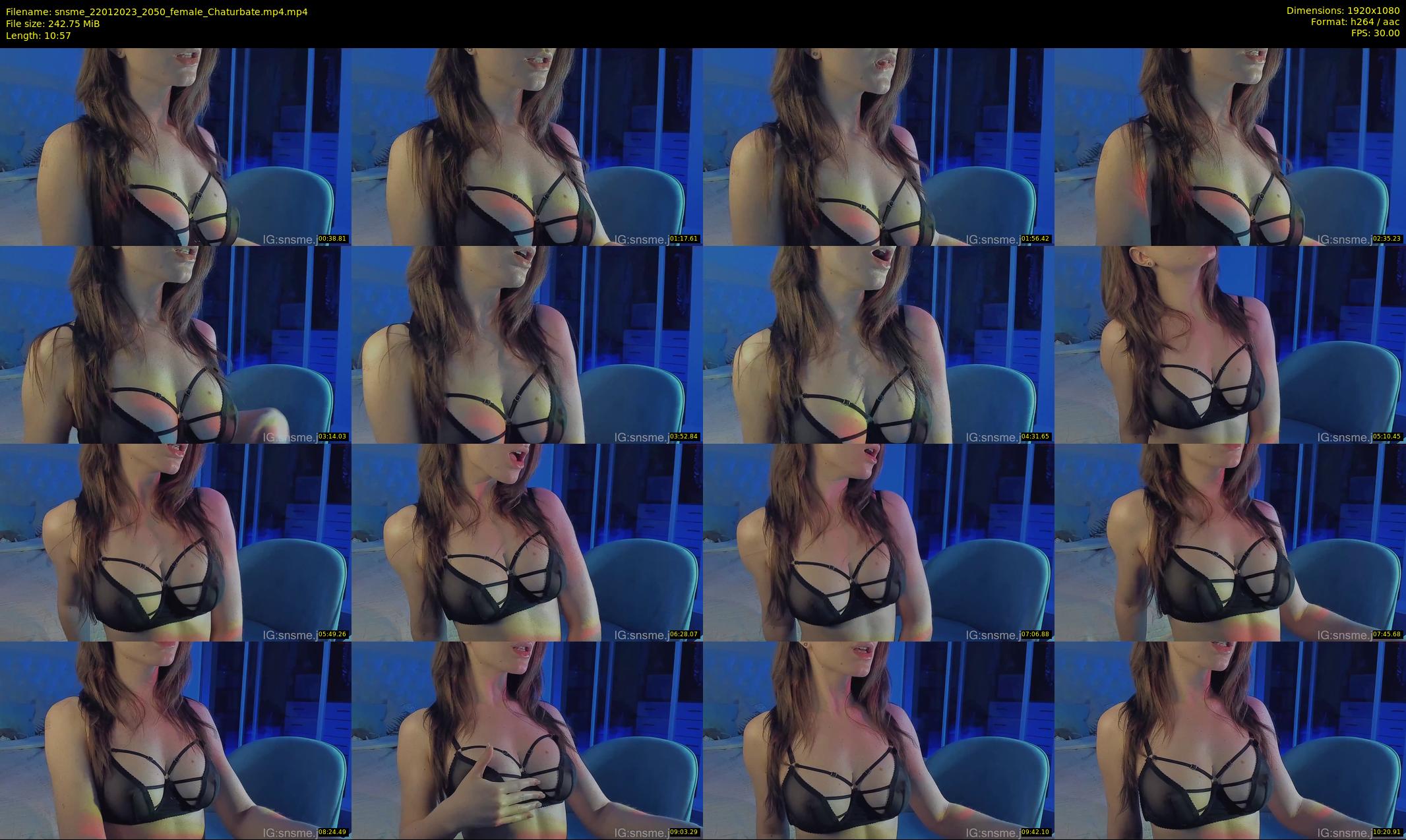 snsme — 11 minute Chaturbate female cam show recording, 1080p, Jan 22, 2023