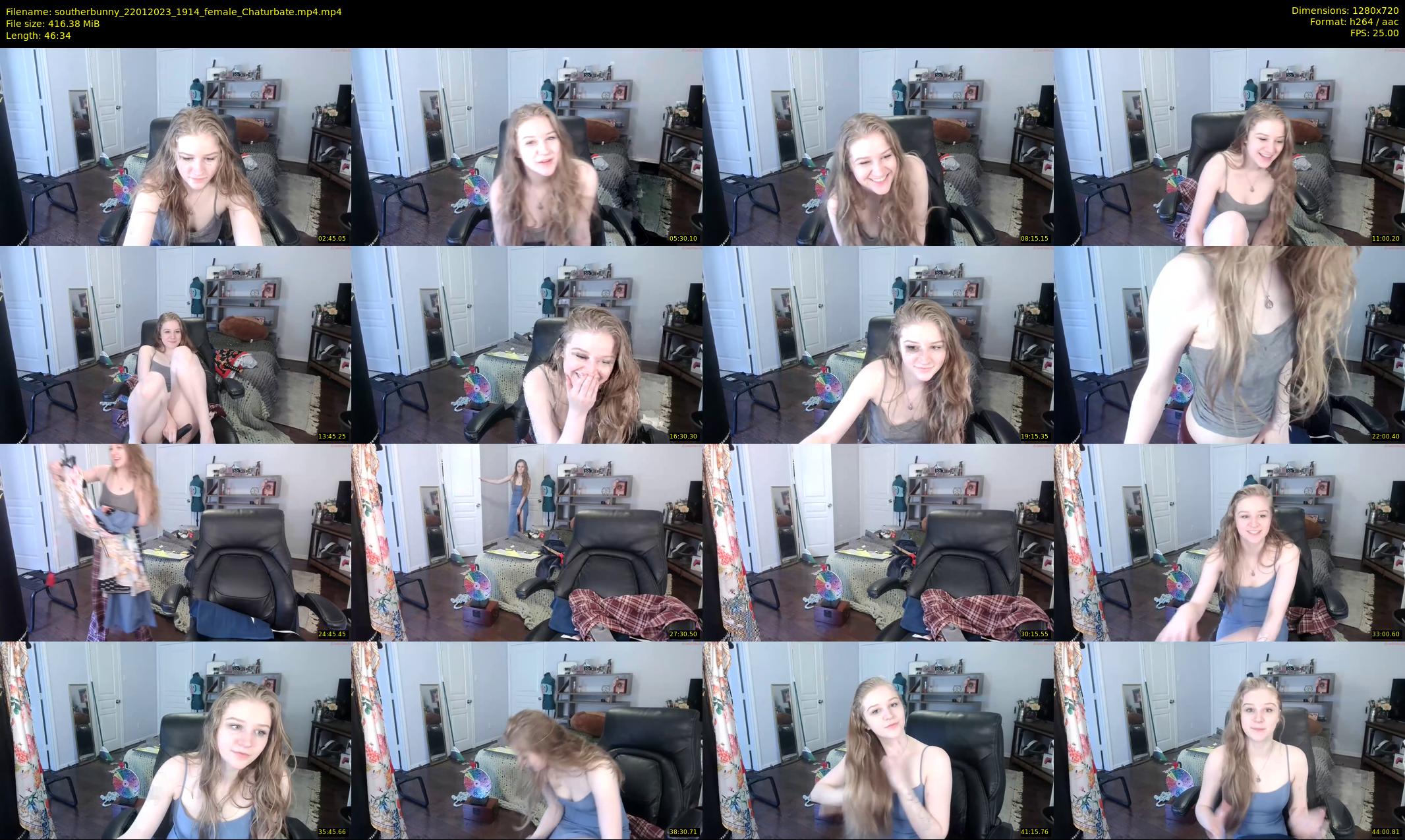 southerbunny — 47 minute Chaturbate female cam show recording, 720p, Jan 22, 2023