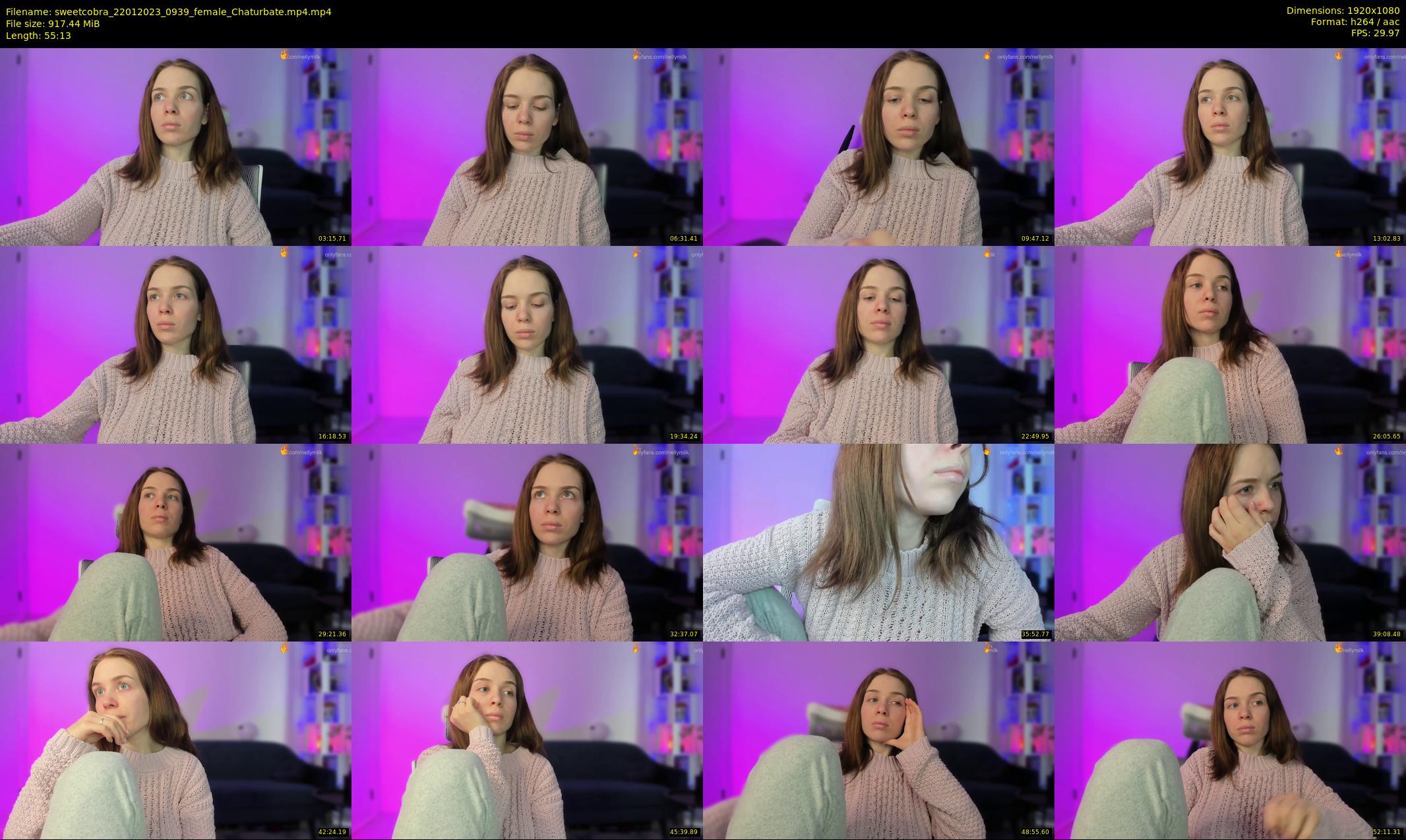 sweetcobra — 56 minute Chaturbate female cam show recording, 1080p, Jan 22, 2023