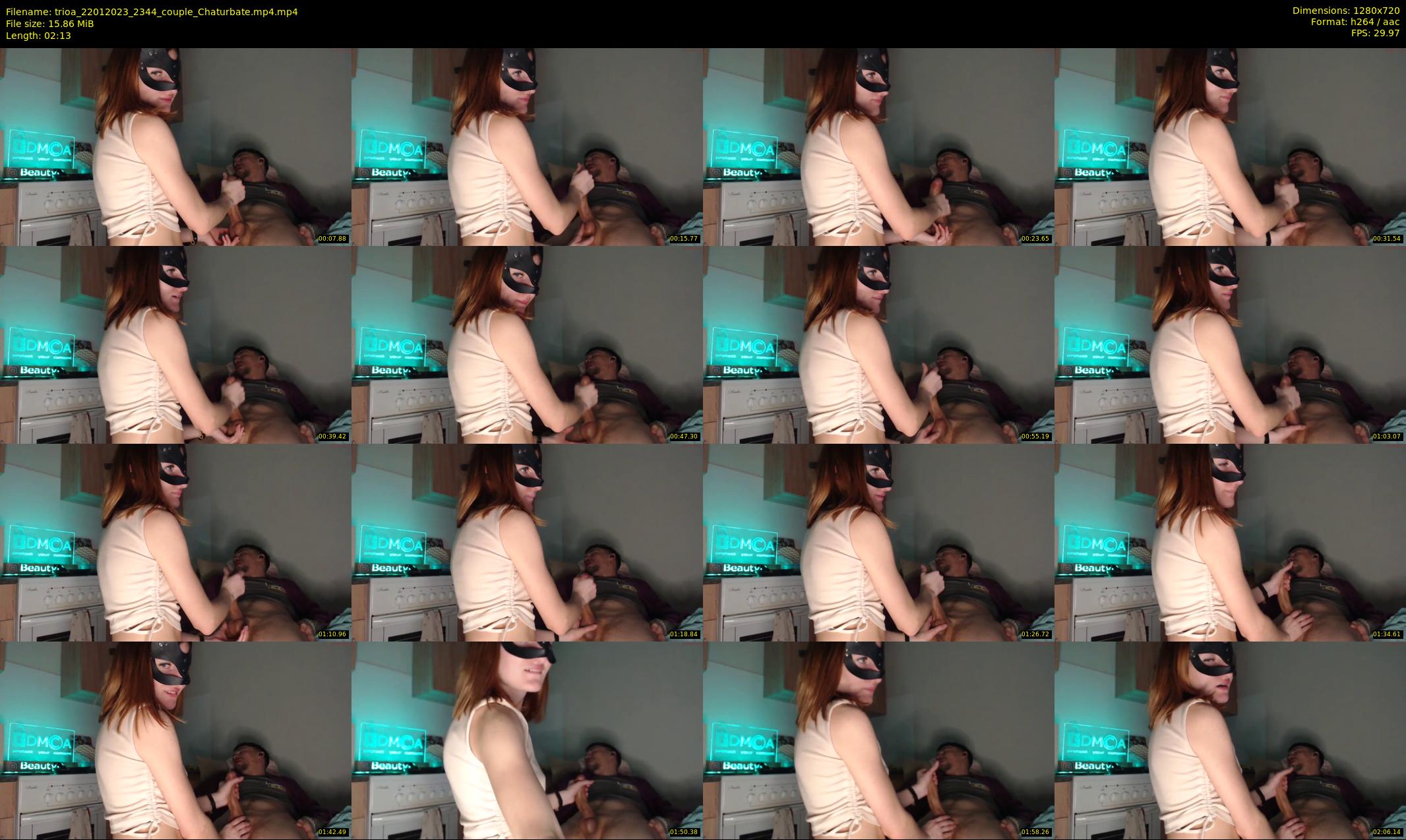 trioa — 3 minute Chaturbate couple cam show recording, 720p, Jan 22, 2023