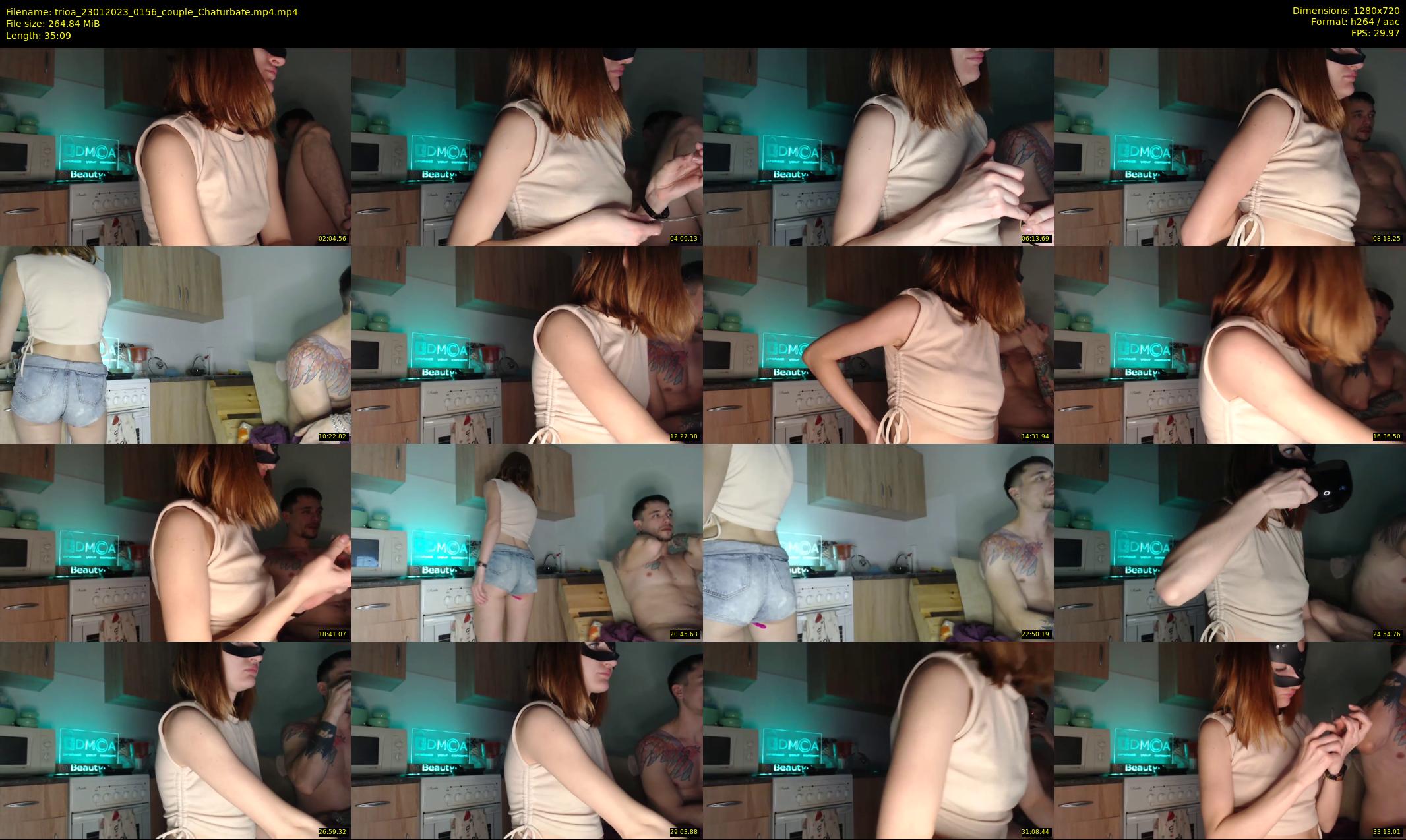 trioa — 36 minute Chaturbate couple cam show recording, 720p, Jan 23, 2023