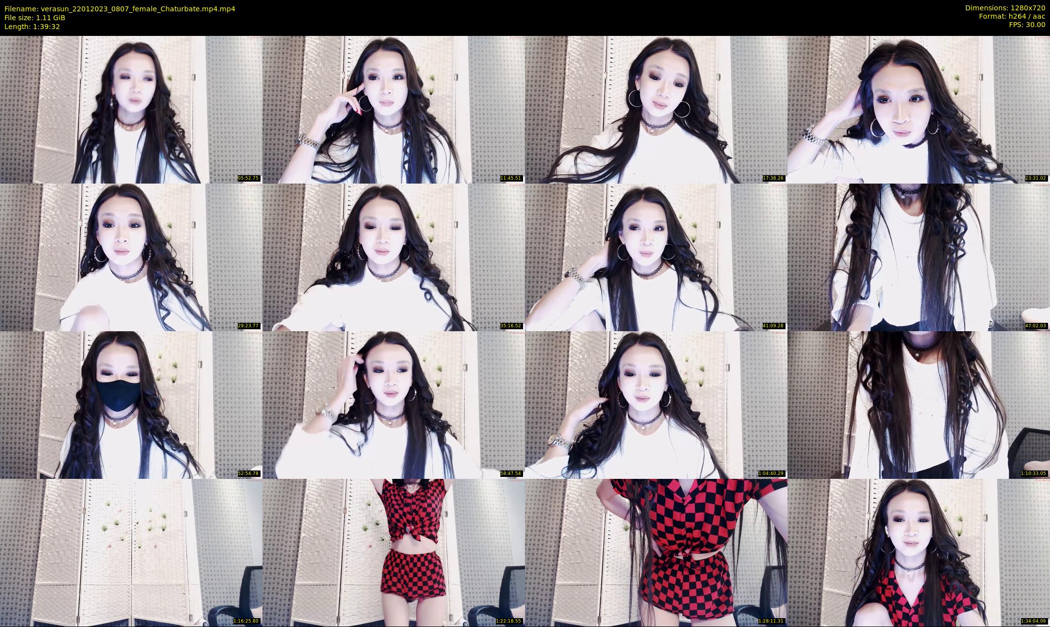 verasun — 100 minute Chaturbate female cam show recording, 720p, Jan 22, 2023