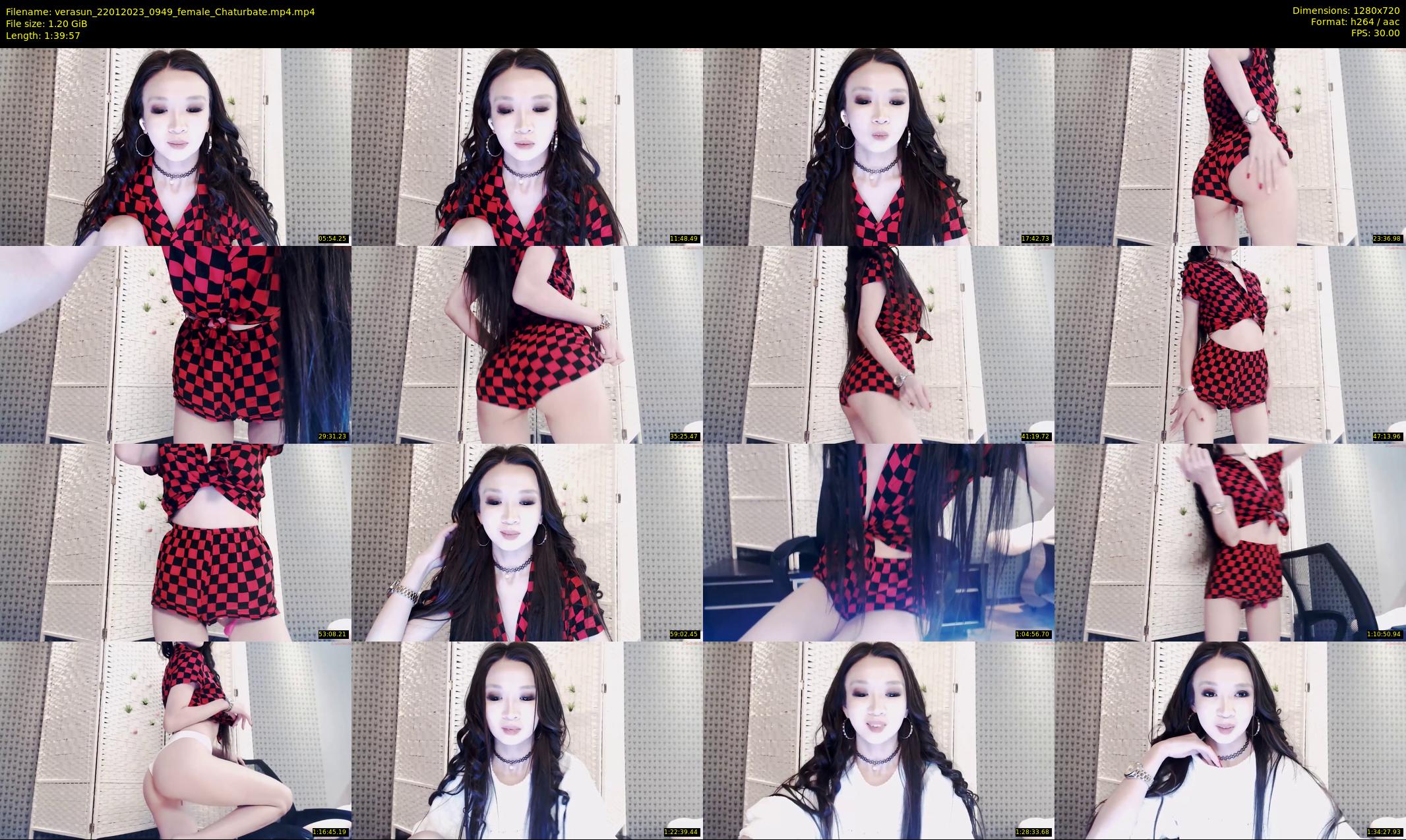 verasun — 100 minute Chaturbate female cam show recording, 720p, Jan 22, 2023