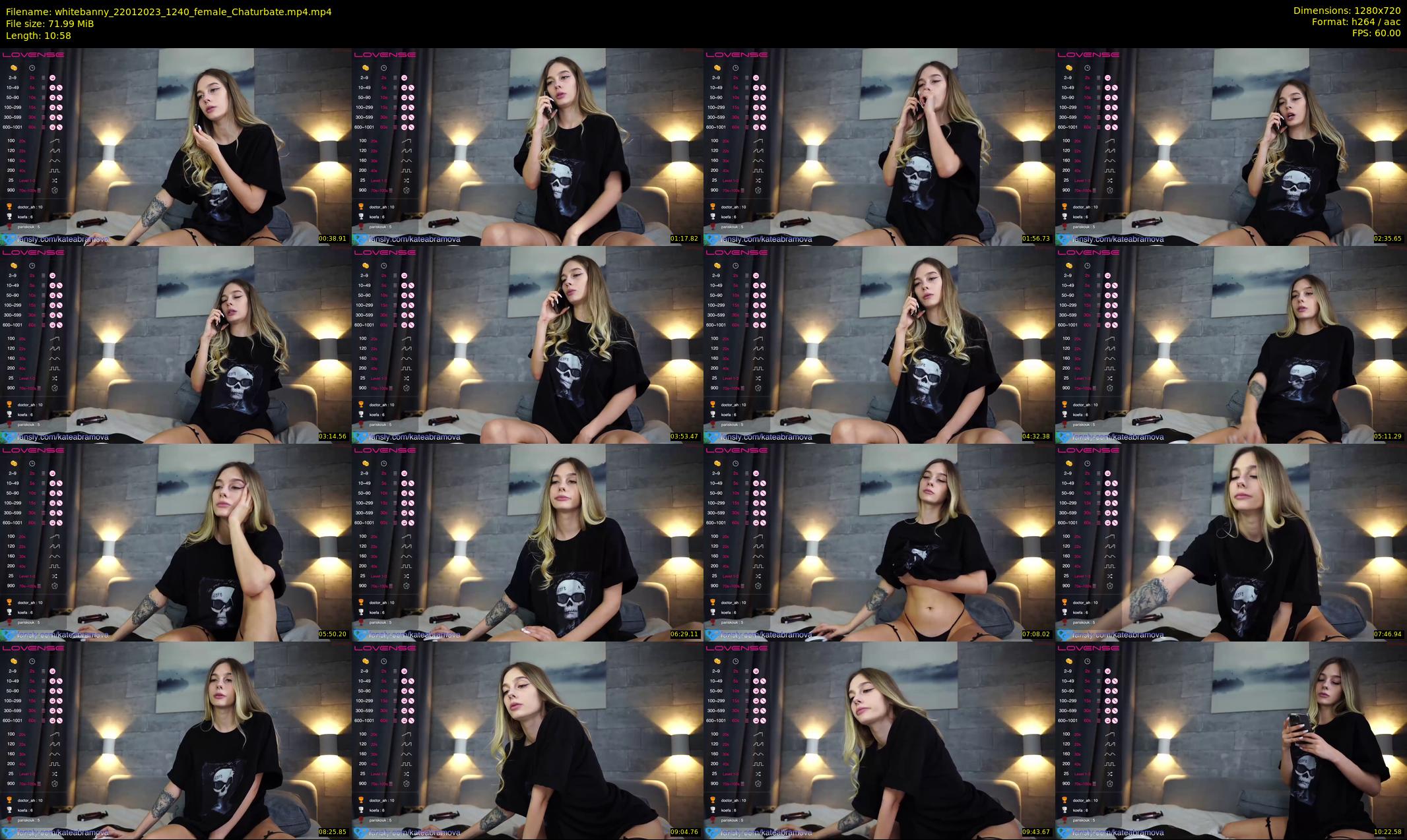 whitebanny — 11 minute Chaturbate couple cam show recording, 720p, Jan 22, 2023