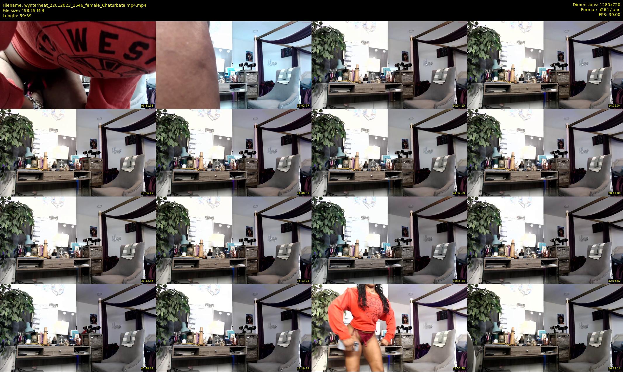 wynterheat — 60 minute Chaturbate female cam show recording, 720p, Jan 22, 2023