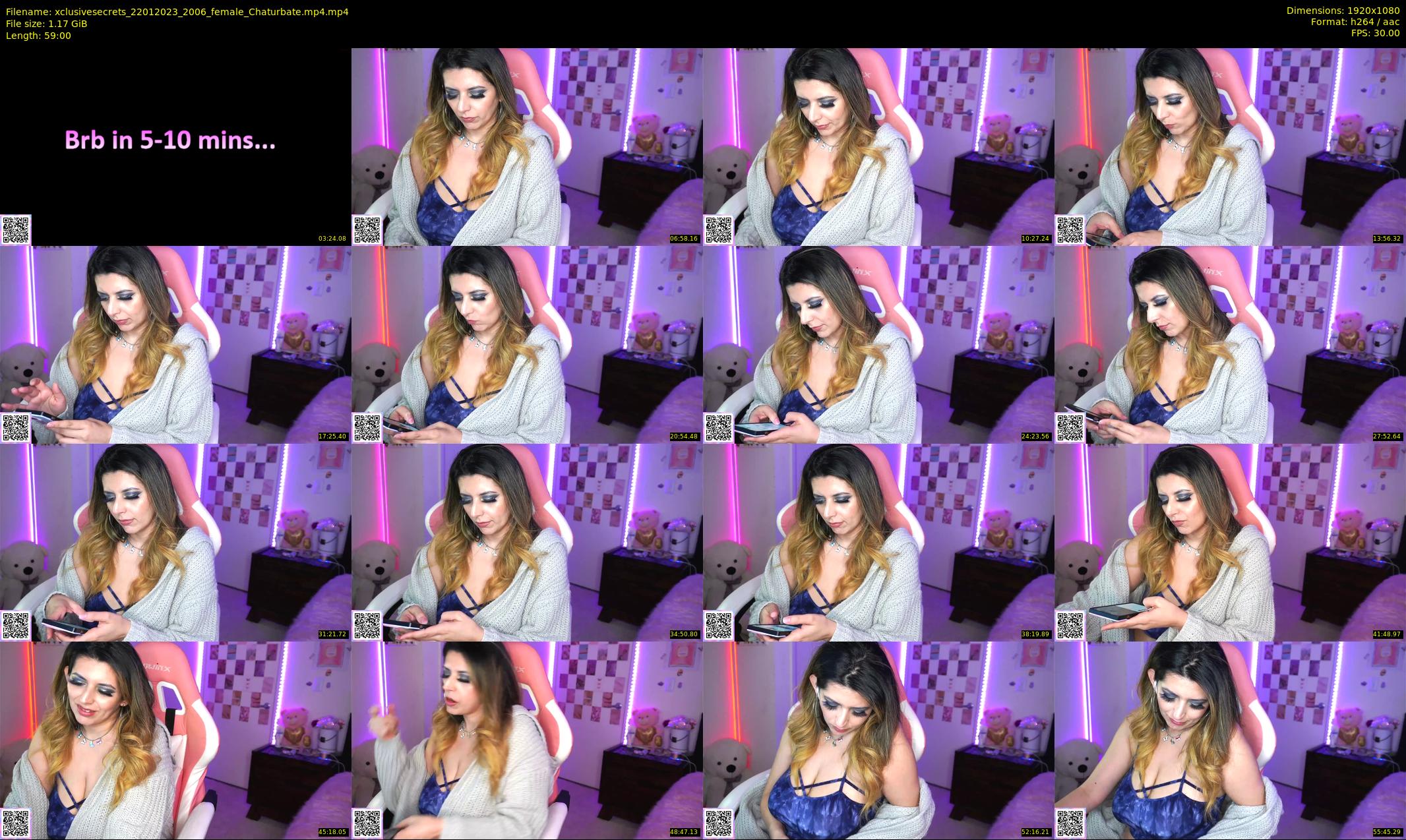 xclusivesecrets — 59 minute Chaturbate female cam show recording, 1080p, Jan 22, 2023