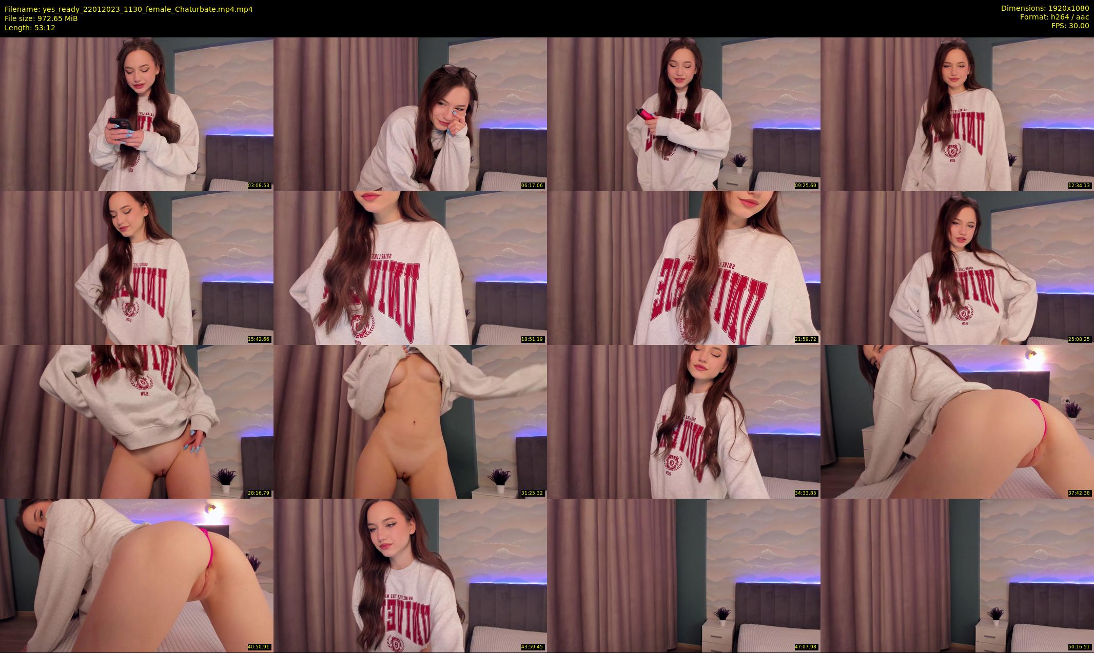 yes_ready — 54 minute Chaturbate female cam show recording, 1080p, Jan 22, 2023
