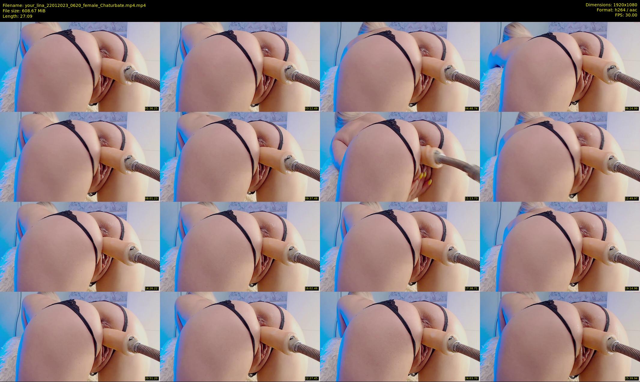 your_lina — 28 minute Chaturbate female cam show recording, 1080p, Jan 22, 2023