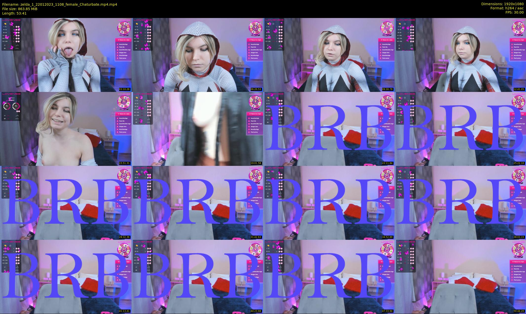 zelda_1 — 54 minute Chaturbate female cam show recording, 1080p, Jan 22, 2023