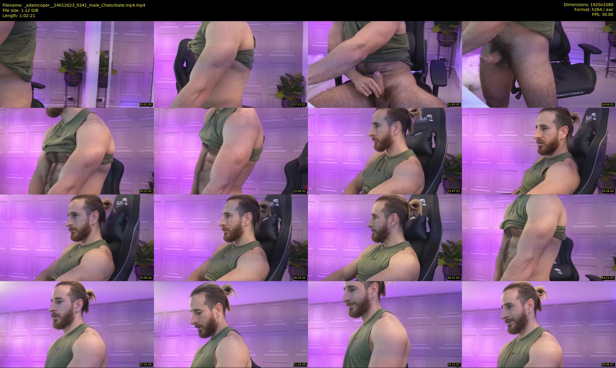 _adamcoper_ — 63 minute Chaturbate male cam show recording, 1080p, Jan 24, 2023
