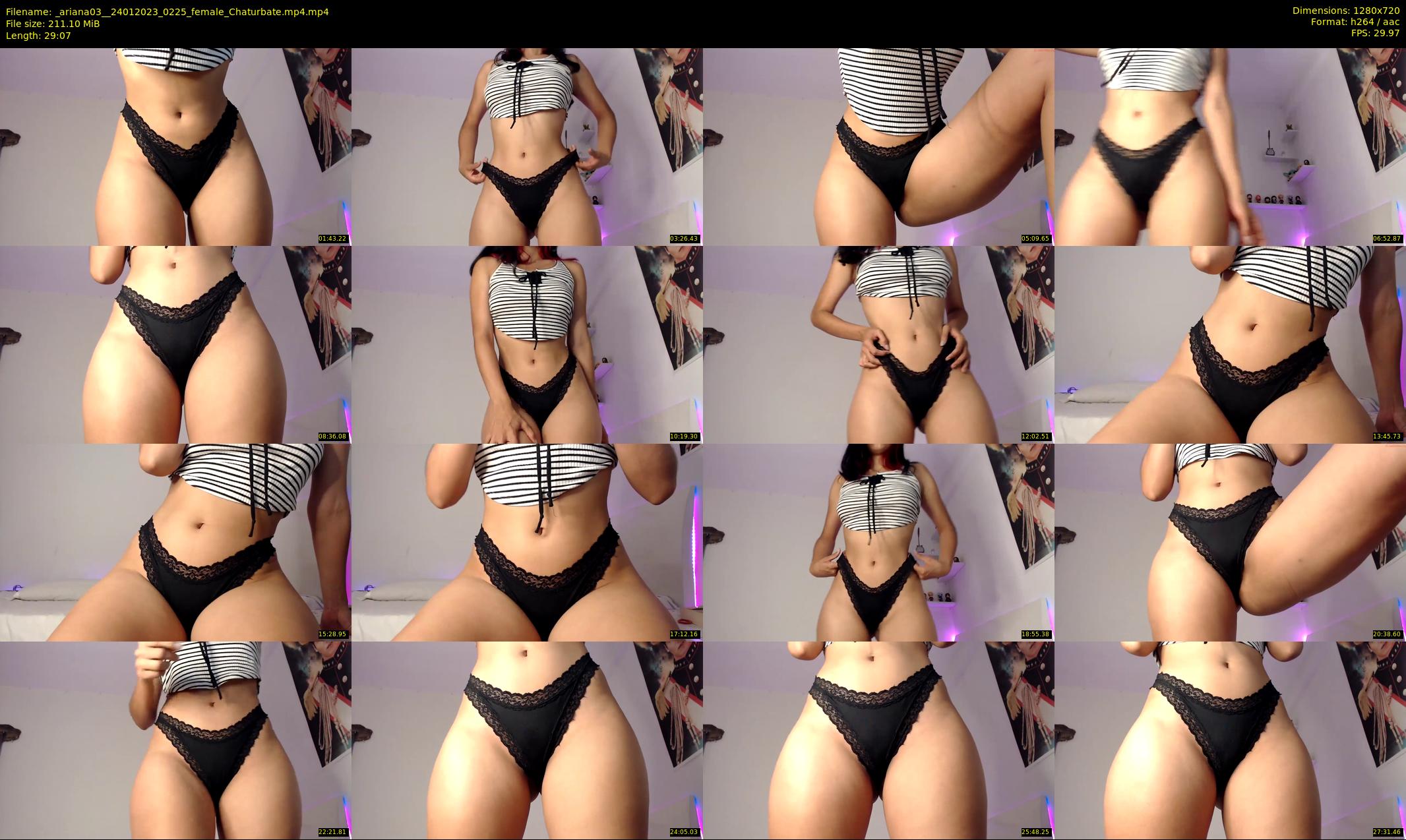 _ariana03_ — 30 minute Chaturbate female cam show recording, 720p, Jan 24, 2023
