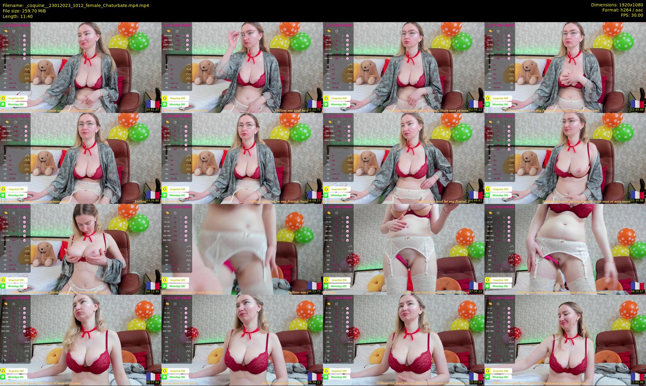 _coquine_ — 12 minute Chaturbate female cam show recording, 1080p, Jan 23, 2023