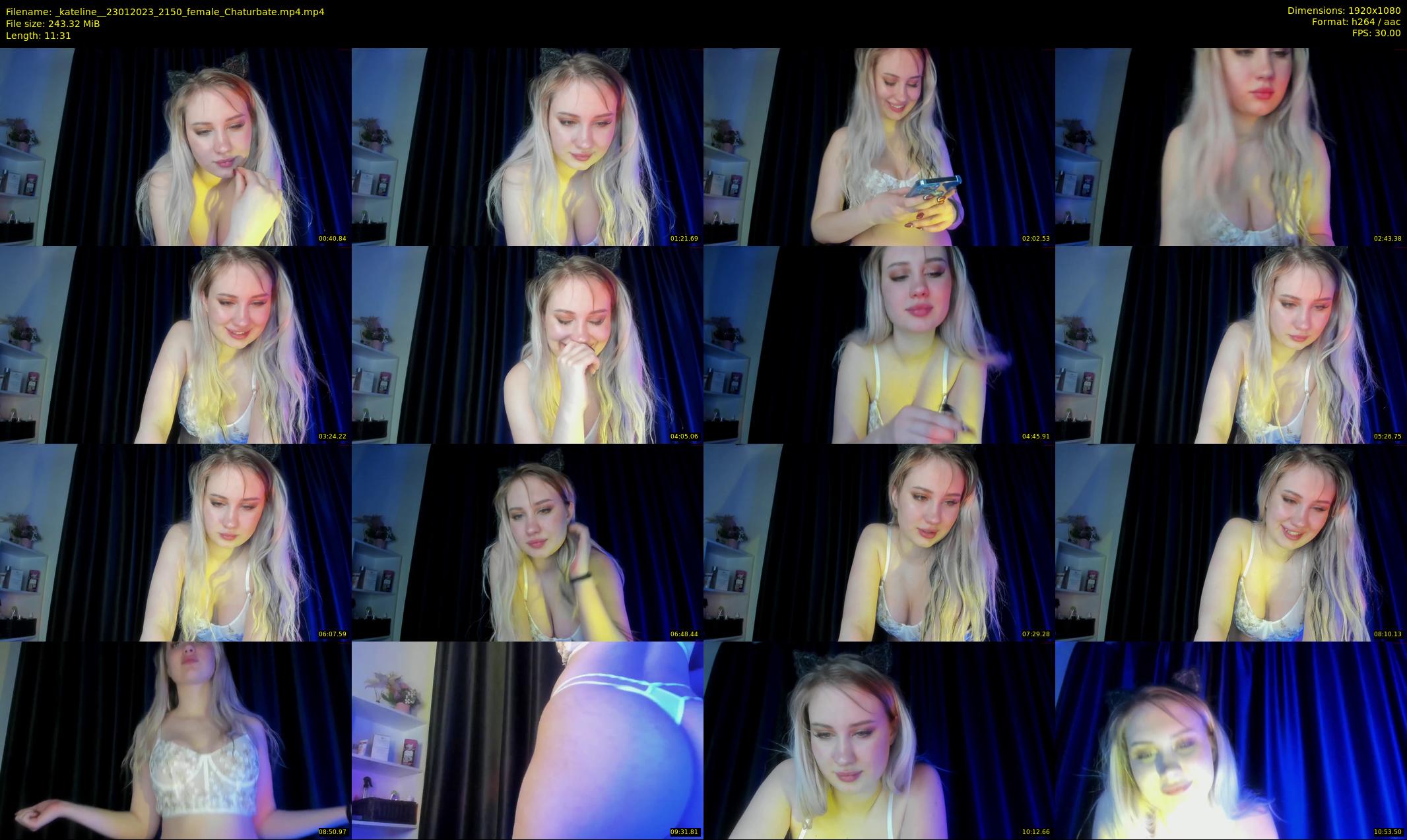_kateline_ — 12 minute Chaturbate female cam show recording, 1080p, Jan 23, 2023