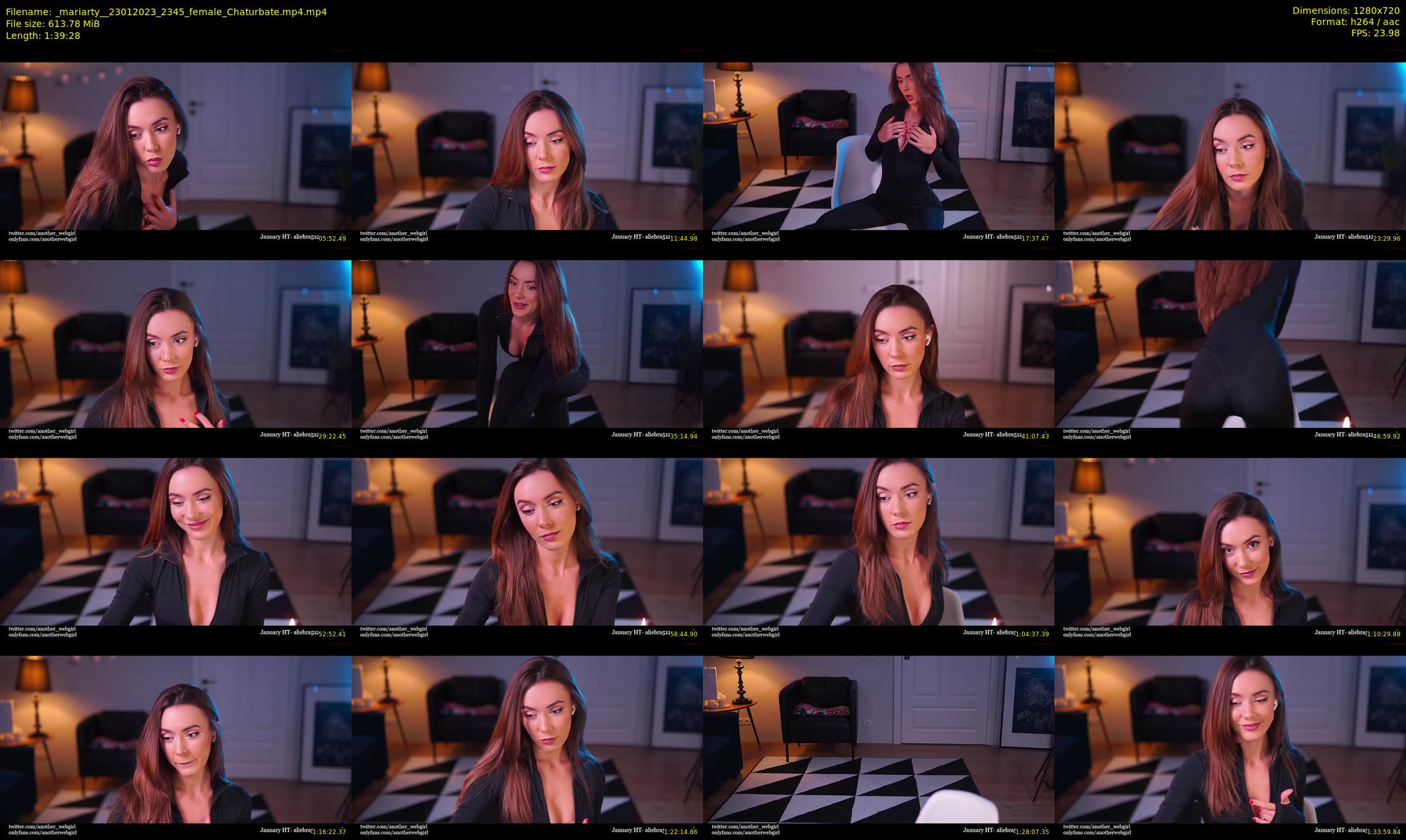 _mariarty_ — 100 minute Chaturbate female cam show recording, 720p, Jan 23, 2023