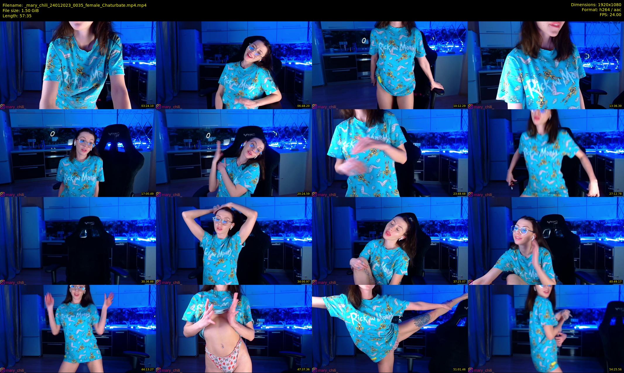 _mary_chili — 58 minute Chaturbate female cam show recording, 1080p, Jan 24, 2023