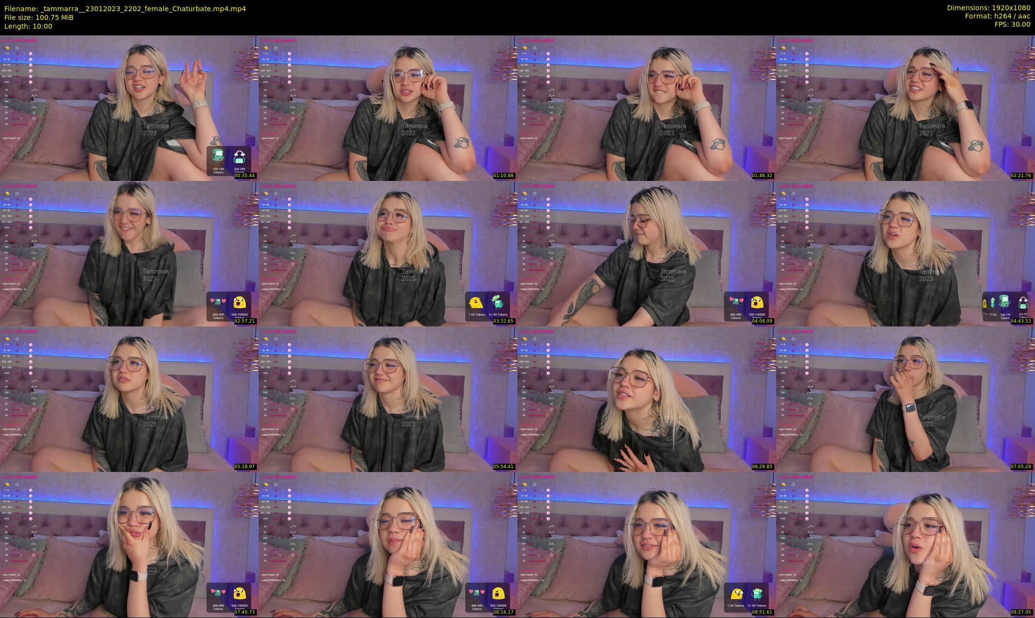 _tammarra_ — 10 minute Chaturbate female cam show recording, 1080p, Jan 23, 2023