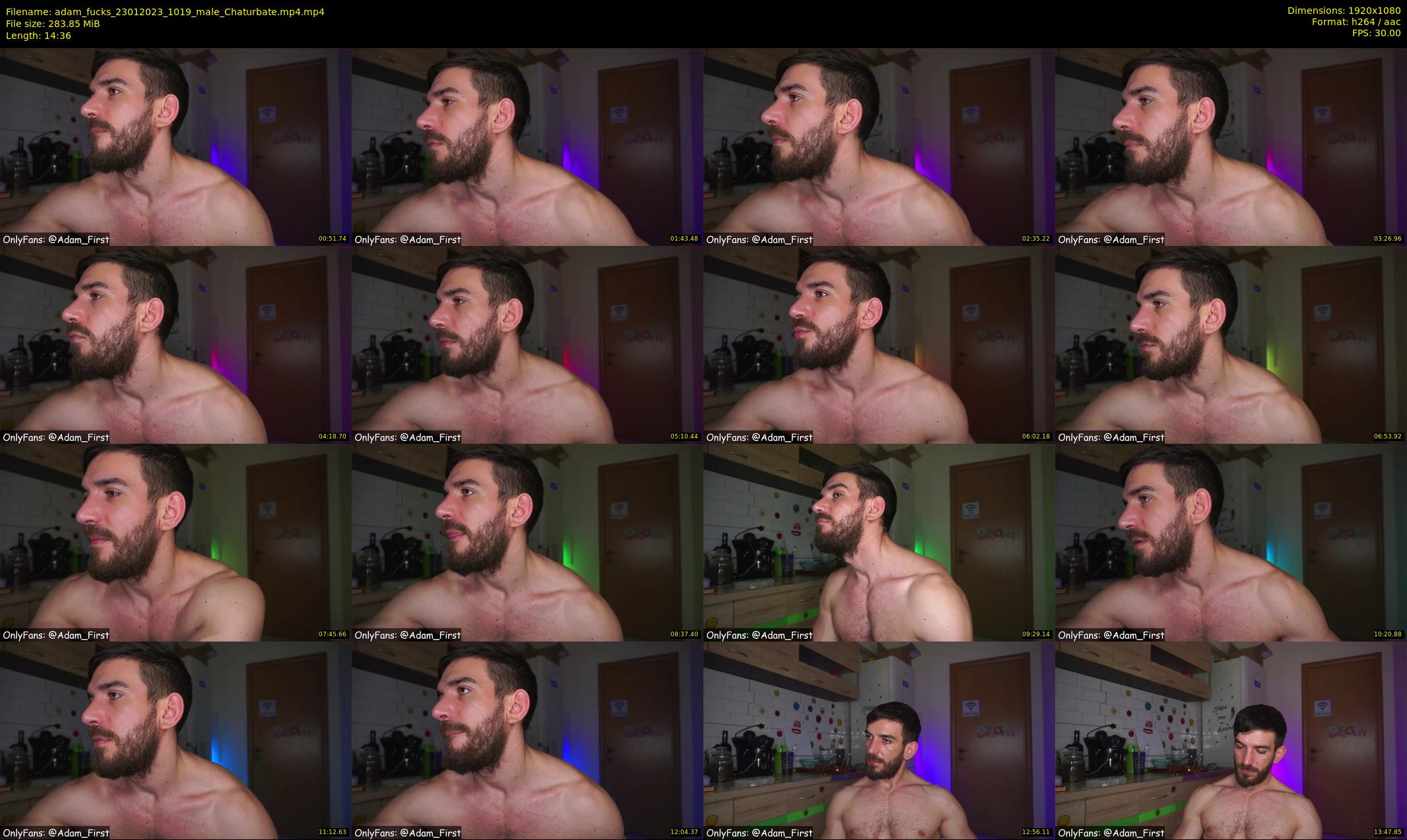 adam_fucks — 15 minute Chaturbate male cam show recording, 1080p, Jan 23, 2023