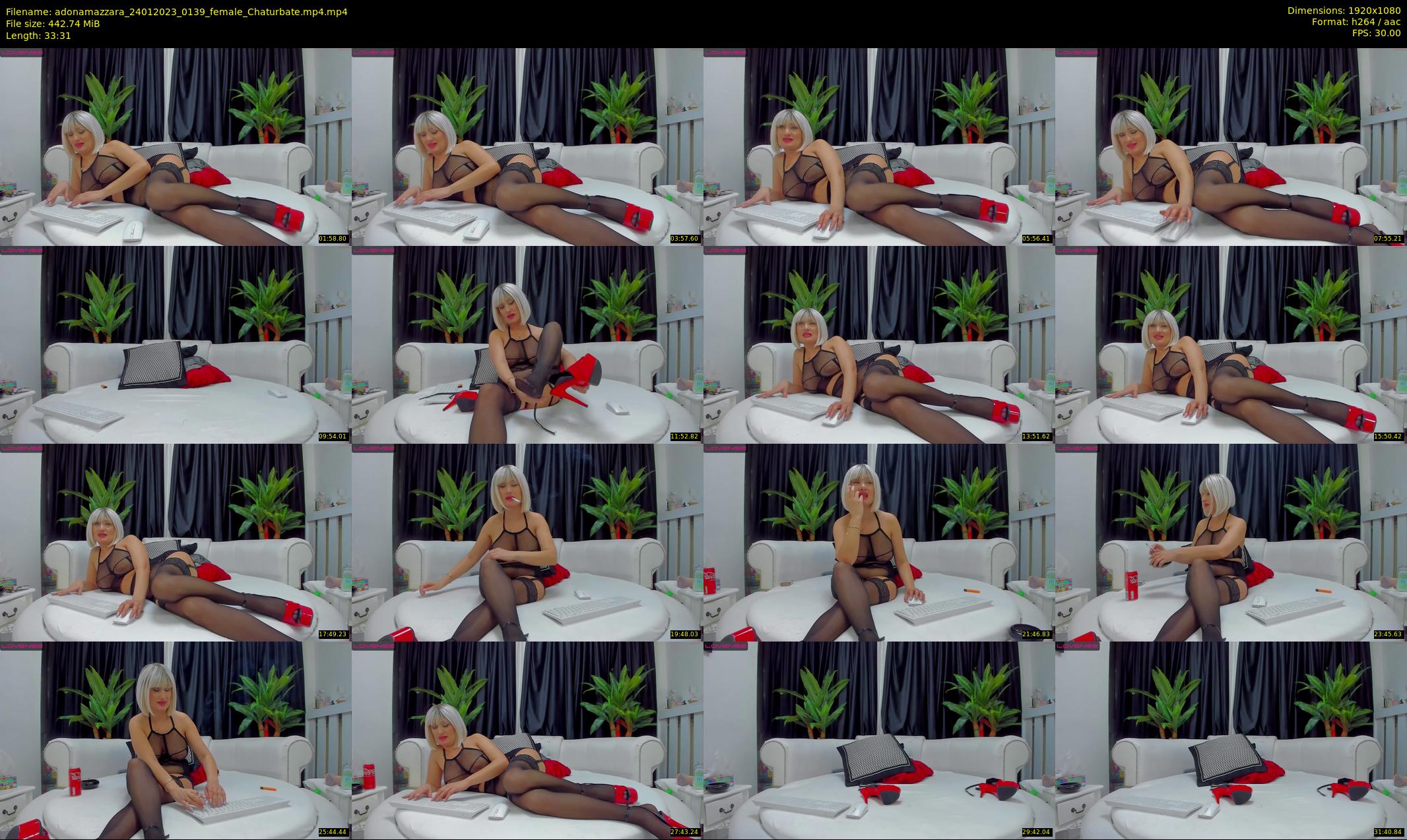 adonamazzara — 34 minute Chaturbate female cam show recording, 1080p, Jan 24, 2023