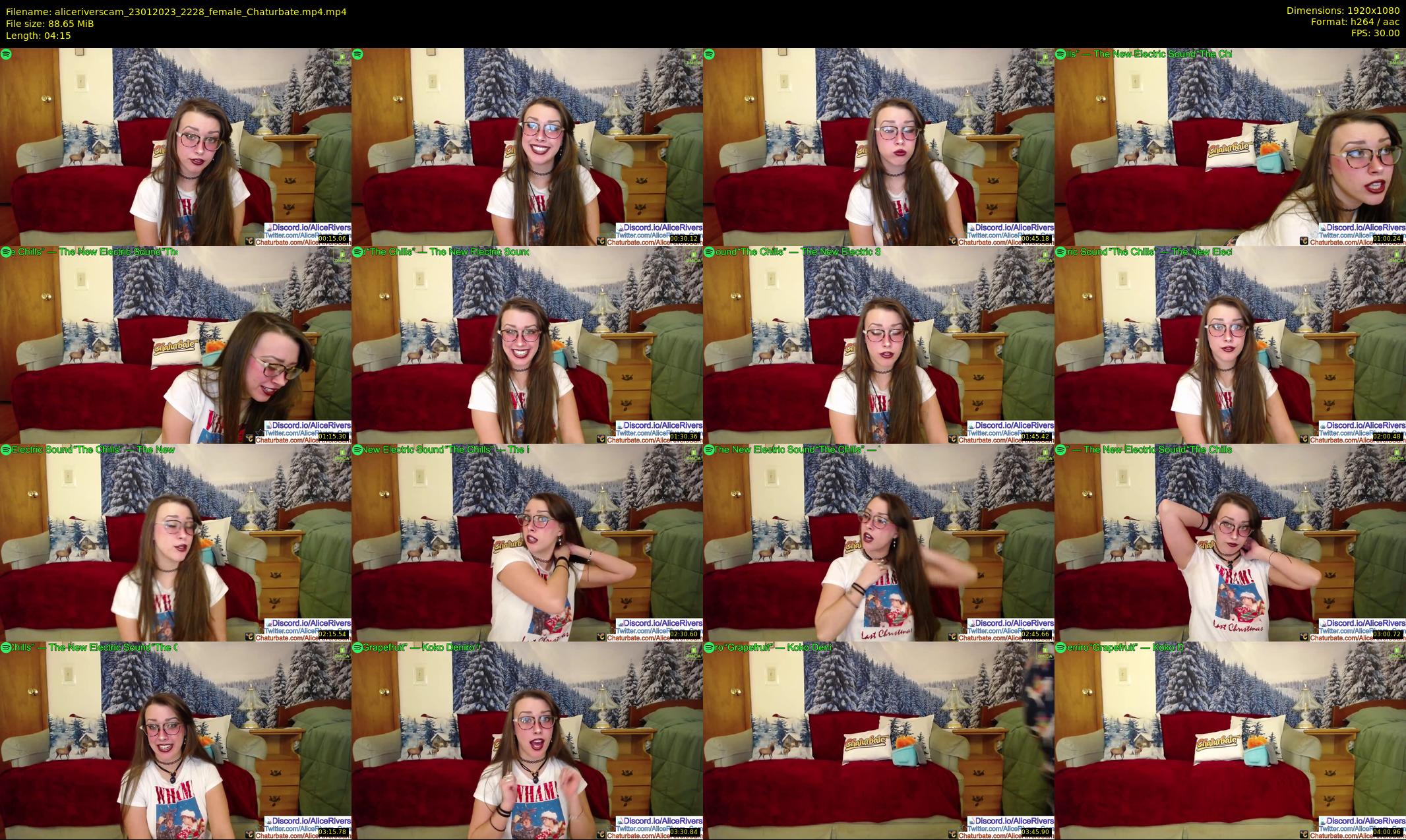 aliceriverscam — 5 minute Chaturbate female cam show recording, 1080p, Jan 23, 2023