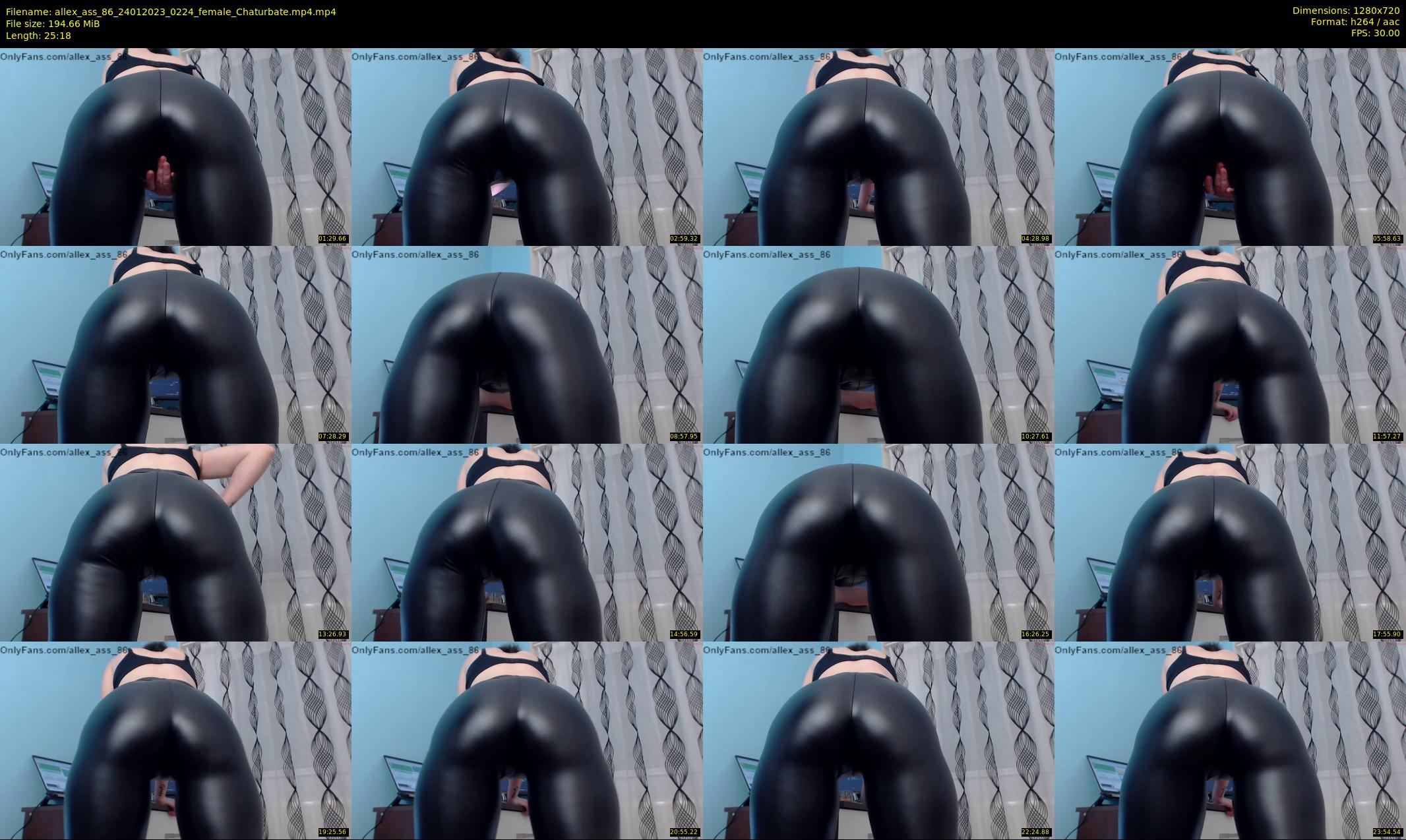 allex_ass_86 — 26 minute Chaturbate female cam show recording, 720p, Jan 24, 2023