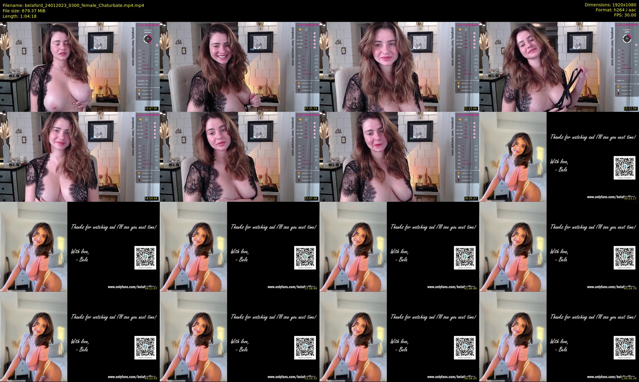 belaford — 65 minute Chaturbate female cam show recording, 1080p, Jan 24, 2023