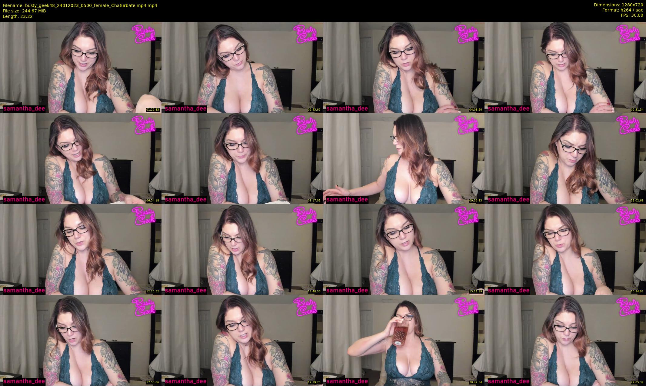 busty_geek48 — 24 minute Chaturbate female cam show recording, 720p, Jan 24, 2023