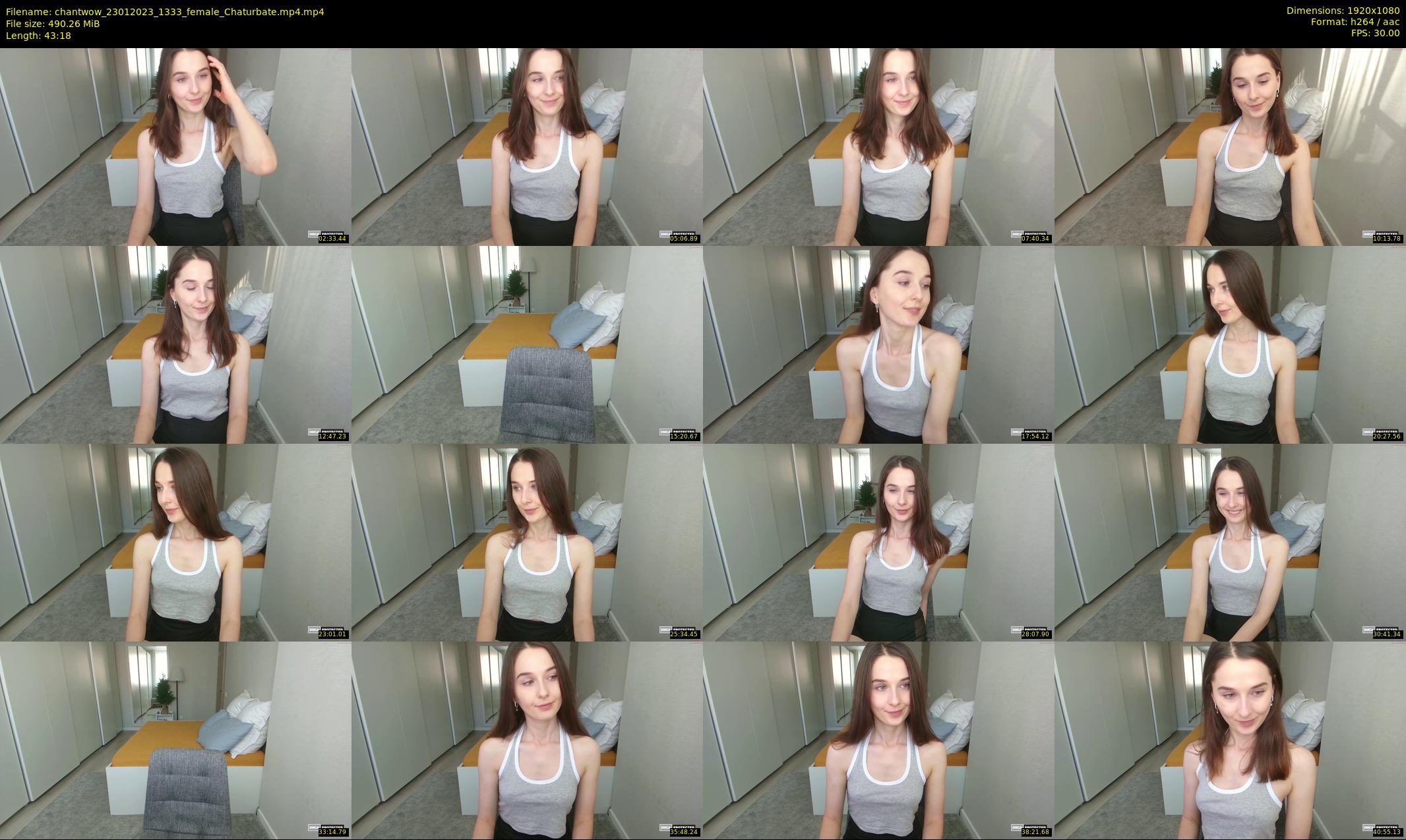 chantwow — 44 minute Chaturbate female cam show recording, 1080p, Jan 23, 2023