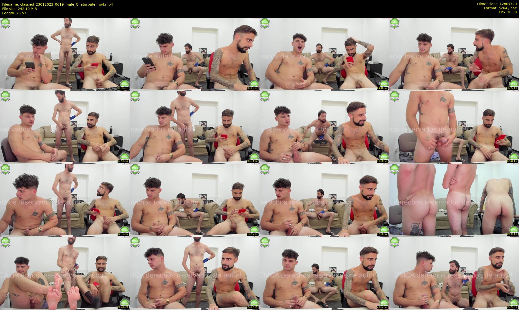 classied — 27 minute Chaturbate male cam show recording, 720p, Jan 23, 2023