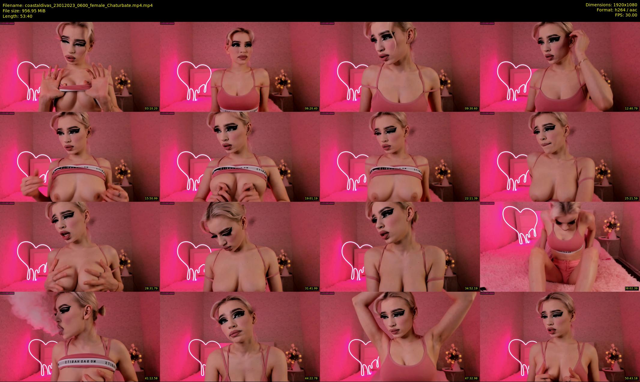 coastaldivas — 54 minute Chaturbate female cam show recording, 1080p, Jan 23, 2023