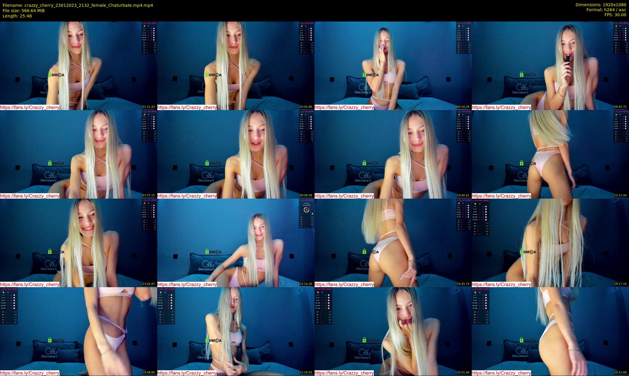 crazzy_cherry — 26 minute Chaturbate female cam show recording, 1080p, Jan 23, 2023