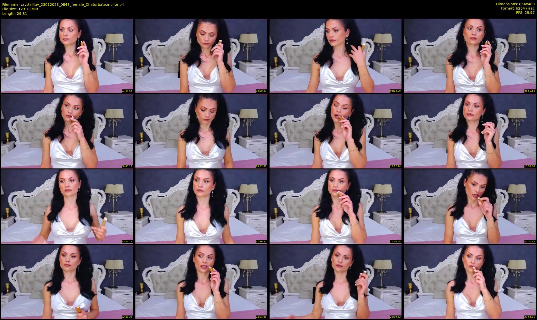 crystallluv — 30 minute Chaturbate female cam show recording, 480p, Jan 23, 2023
