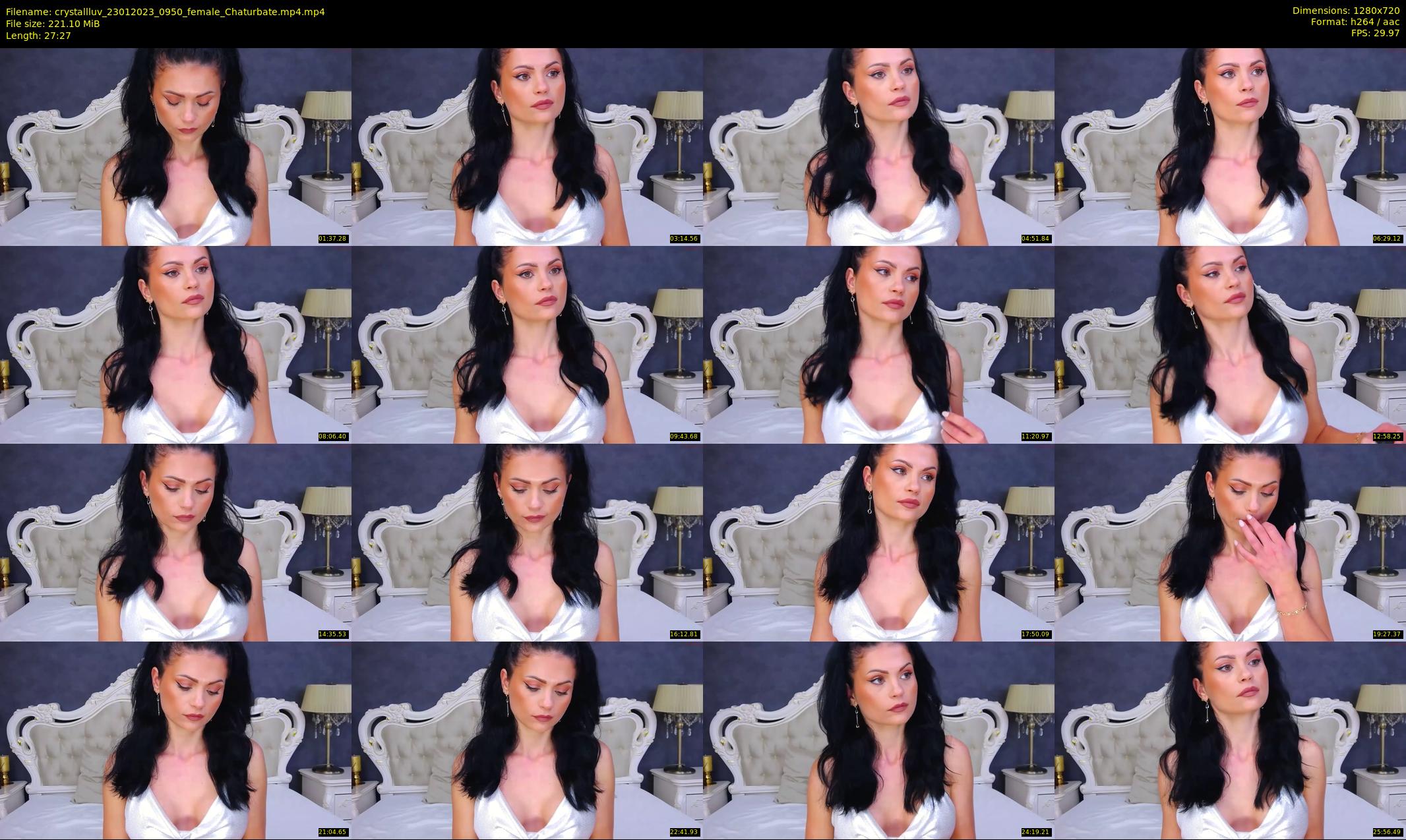 crystallluv — 28 minute Chaturbate female cam show recording, 720p, Jan 23, 2023