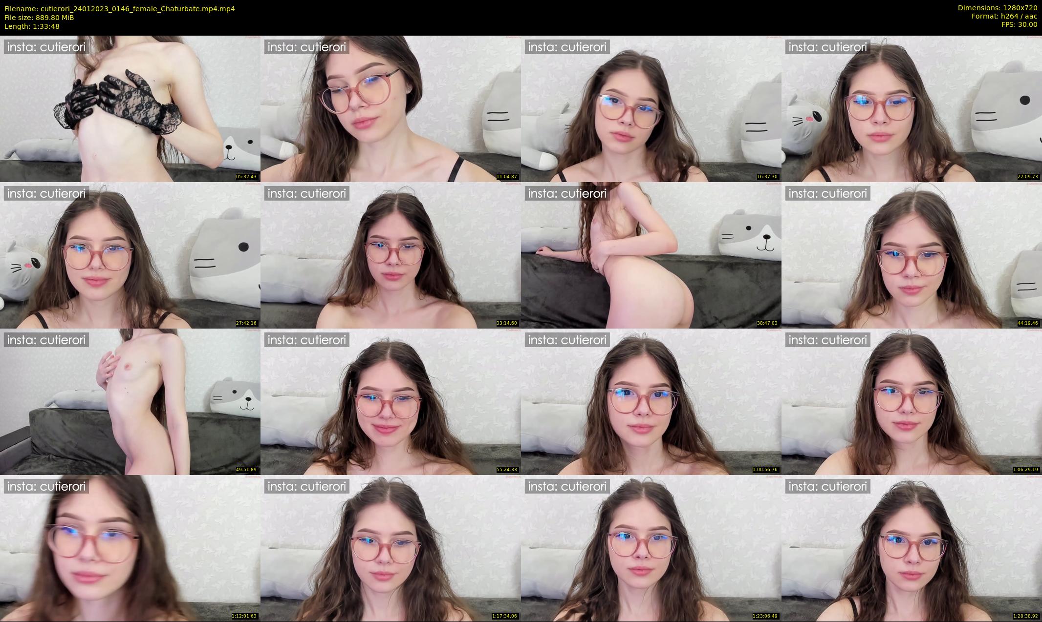 cutierori — 94 minute Chaturbate female cam show recording, 720p, Jan 24, 2023