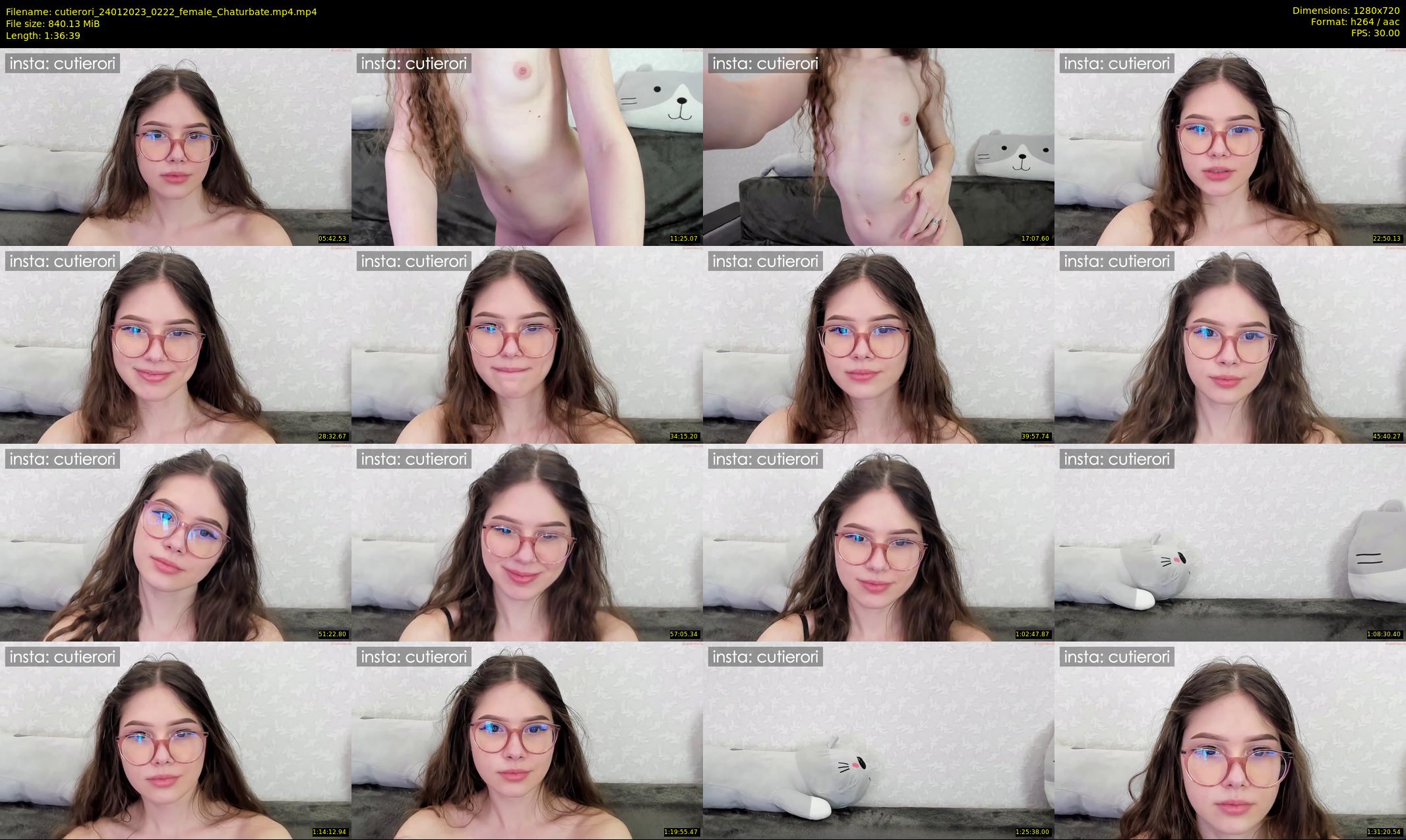 cutierori — 97 minute Chaturbate female cam show recording, 720p, Jan 24, 2023