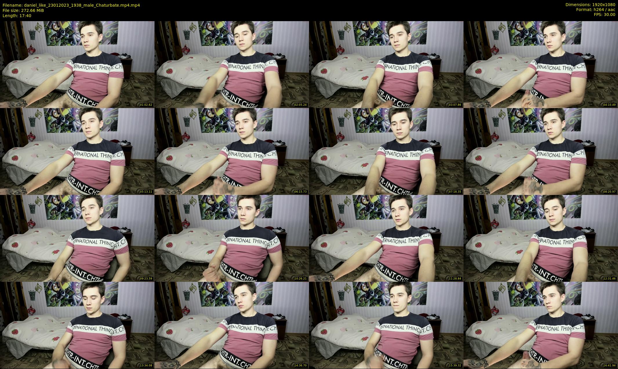 daniel_like — 18 minute Chaturbate male cam show recording, 1080p, Jan 23, 2023